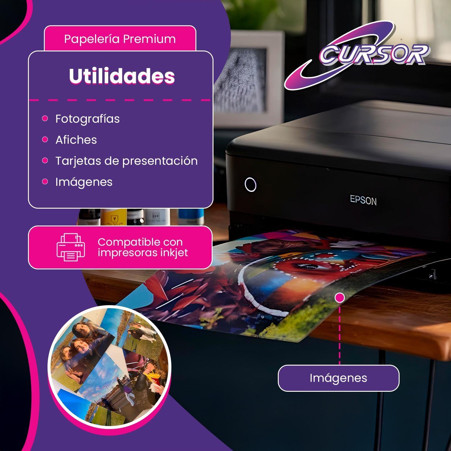 Papel Fotografico Glossy A4 230gr 50 Hjs.-3