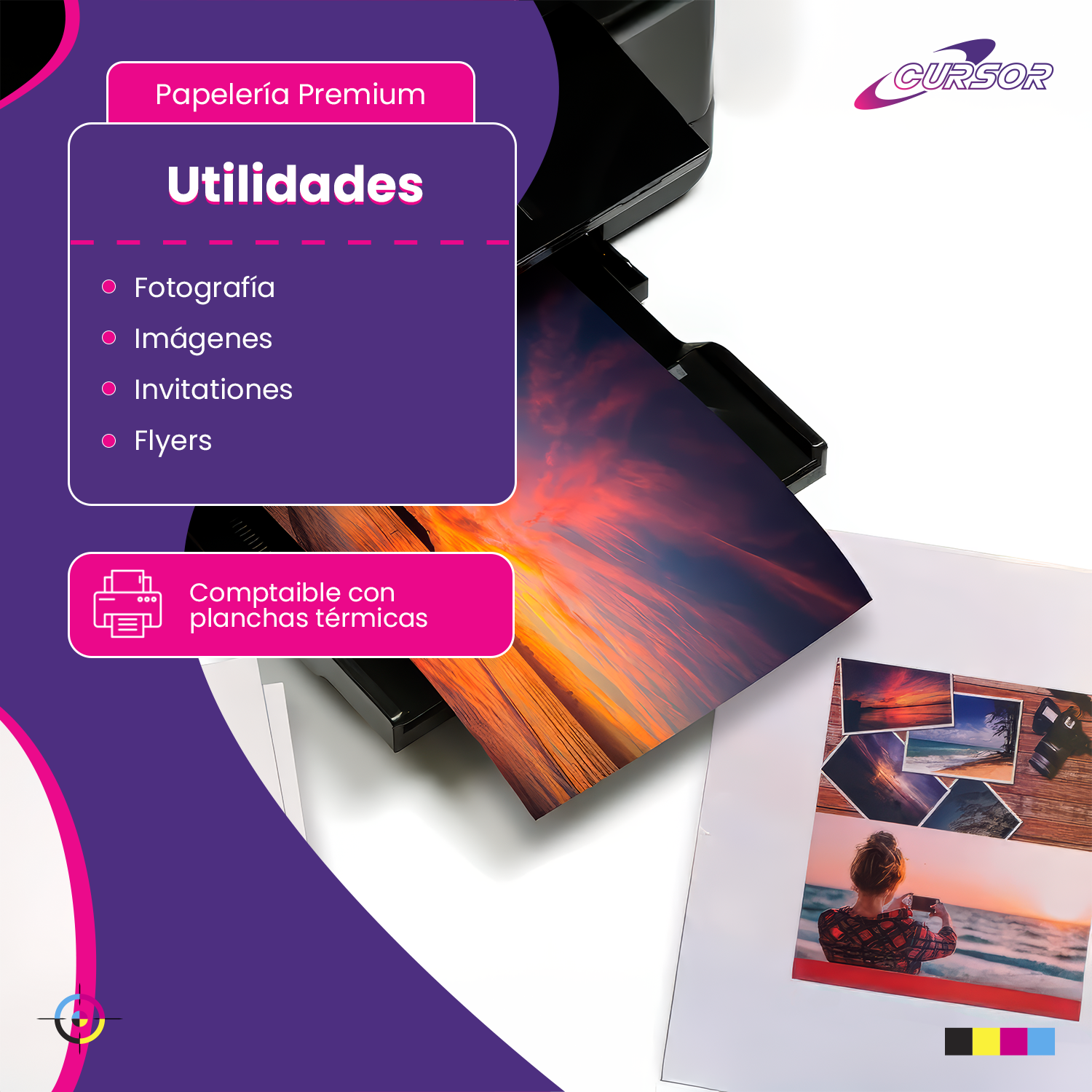 Papel Fotográfico Premium RC 190GR 20H - Cursor-2