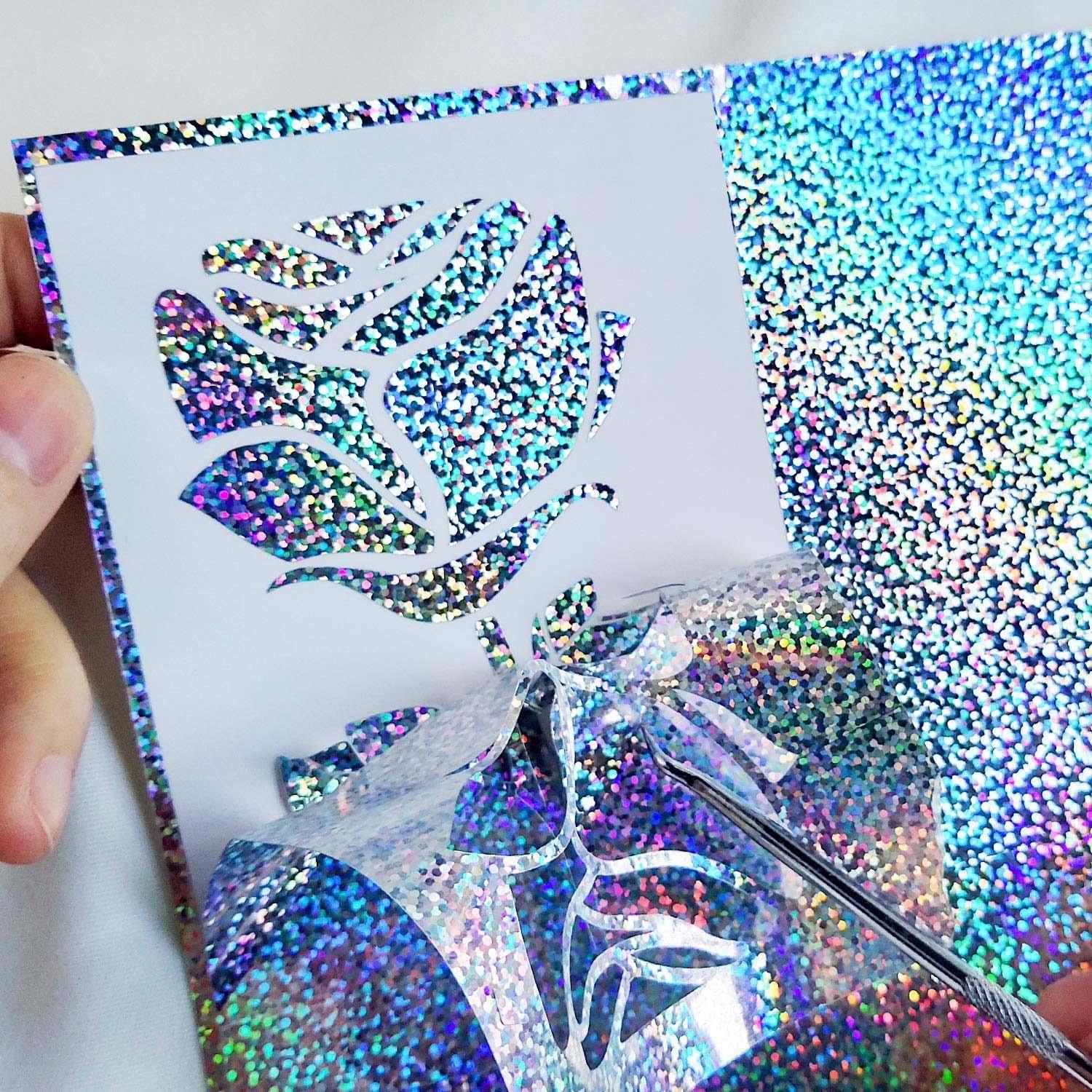 Vinilo Holografico Textil Diseños 50 Cm X 1 Metro Cursor-3