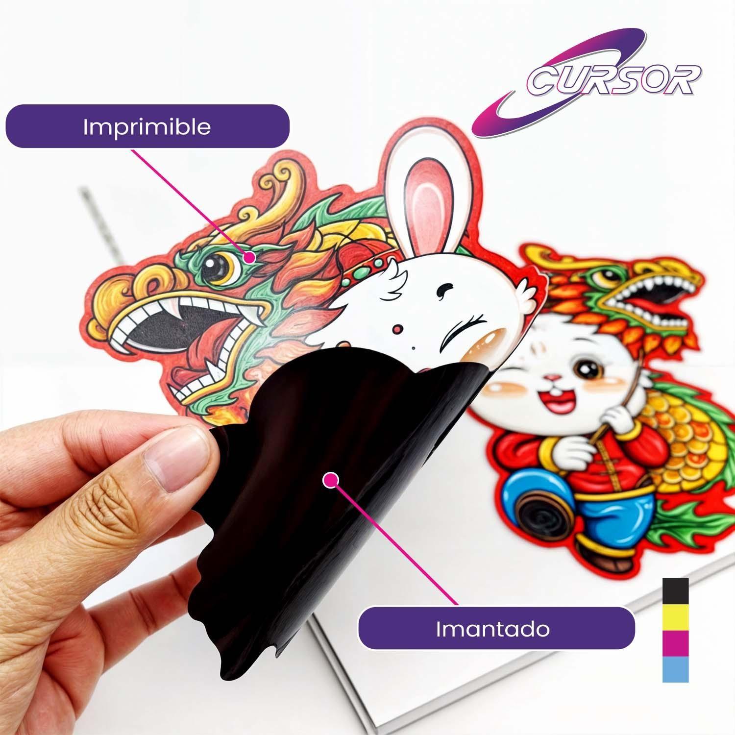 Pack 10hjs Papel Fotog Glossy Magnético Imán A4 Enviogratsx3-5