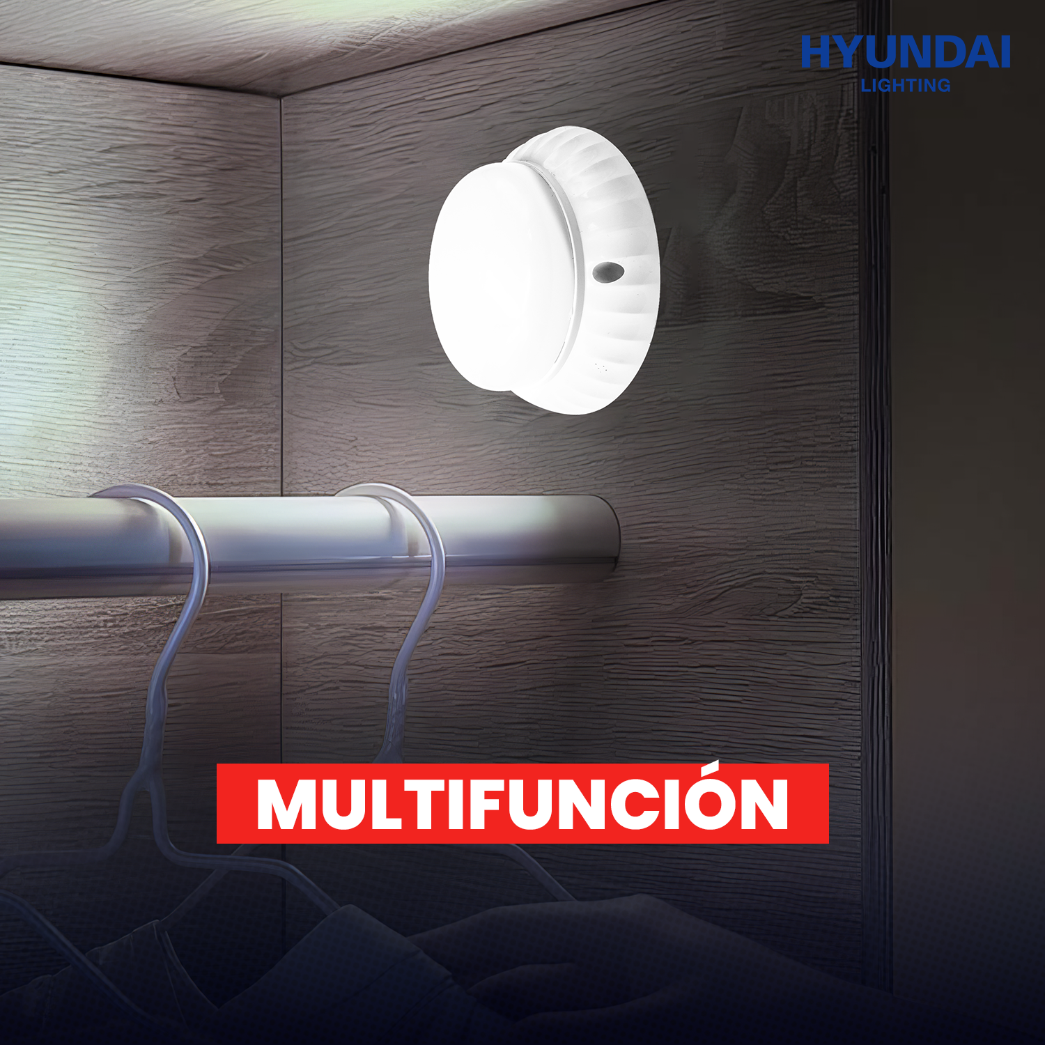 3 X Aplique Led Sensor Movimiento 8w Hyundai-6