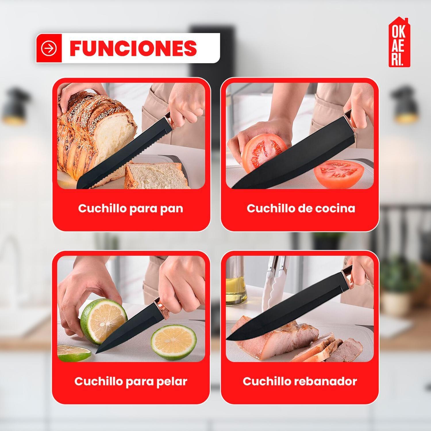 Set De Utensilios Silicon 19 Pzs Okaeri Cocina Espátulas Cuchara-4