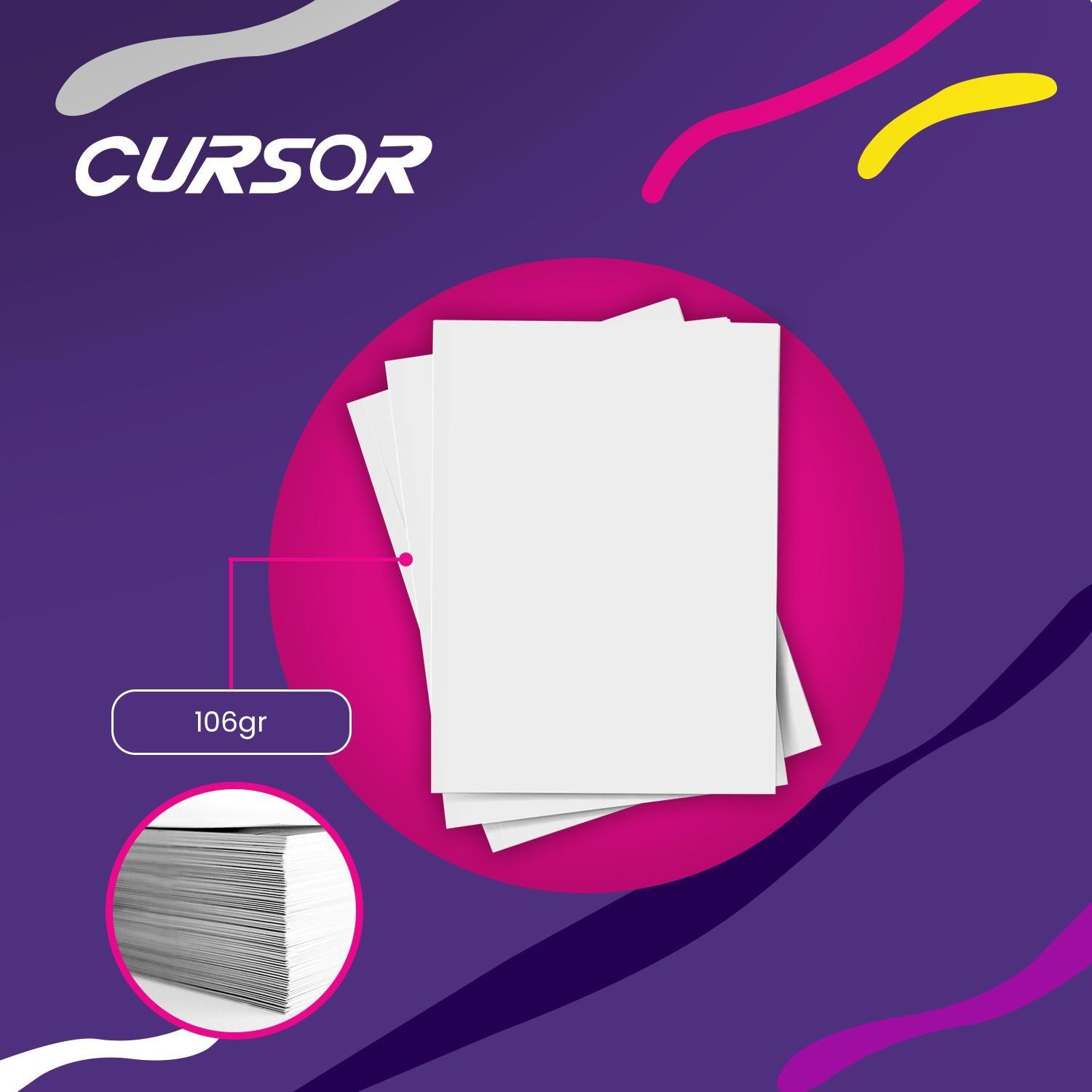 PAPEL BOND 106G A5 500H CURSOR-A-4