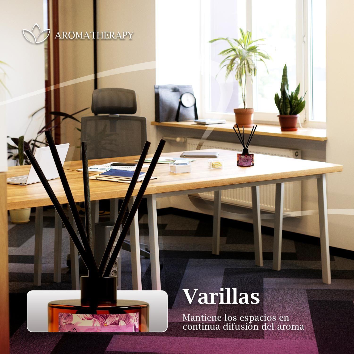 Difusor De Aroma Mikado Aromatherapy 150ml + Varillas Ratan-5