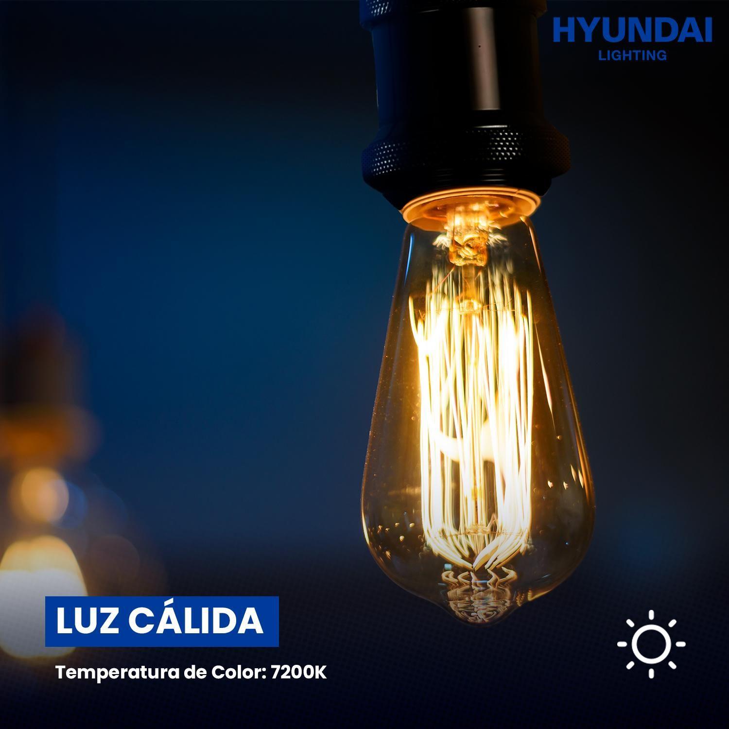 Lampara Colgante C/amp Led Filamento St64 6w Hyundai-4