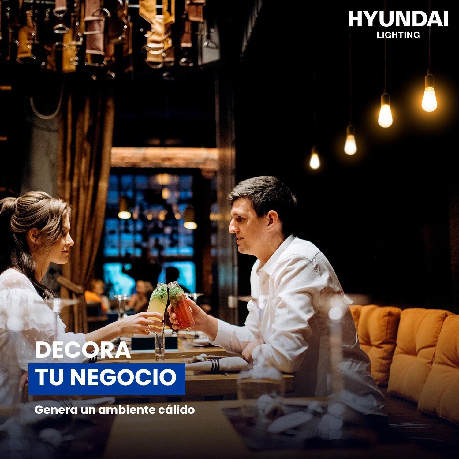 Lampara Colgante C/amp Led Filamento St64 6w Hyundai-7