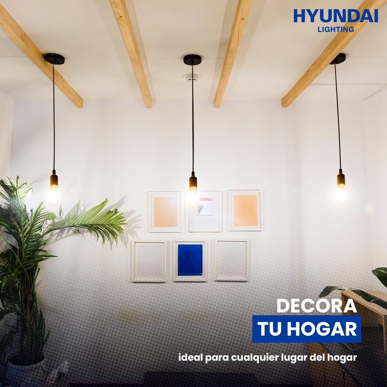 Lampara Colgante C/amp Led Filamento St64 6w Hyundai-8