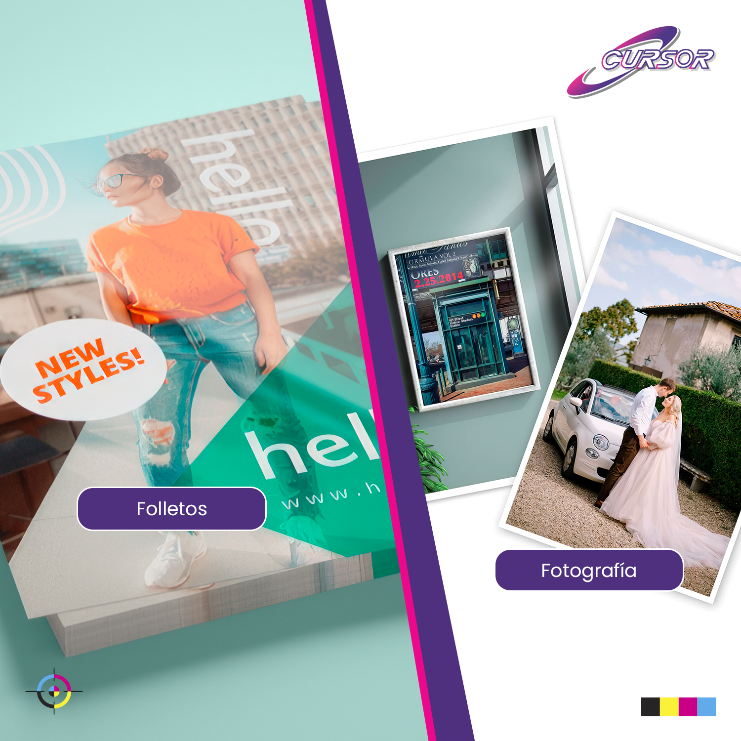 Papel Fotográfico Doble Faz Glossy Cursor A4 140 Gr 100 Hjs-5