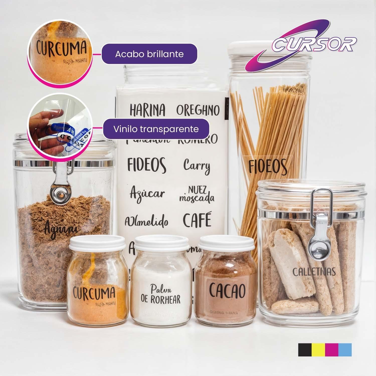 Pack 60hjs Vinilo Adhesiv Transparent Imprimble A4 Enviograt-5