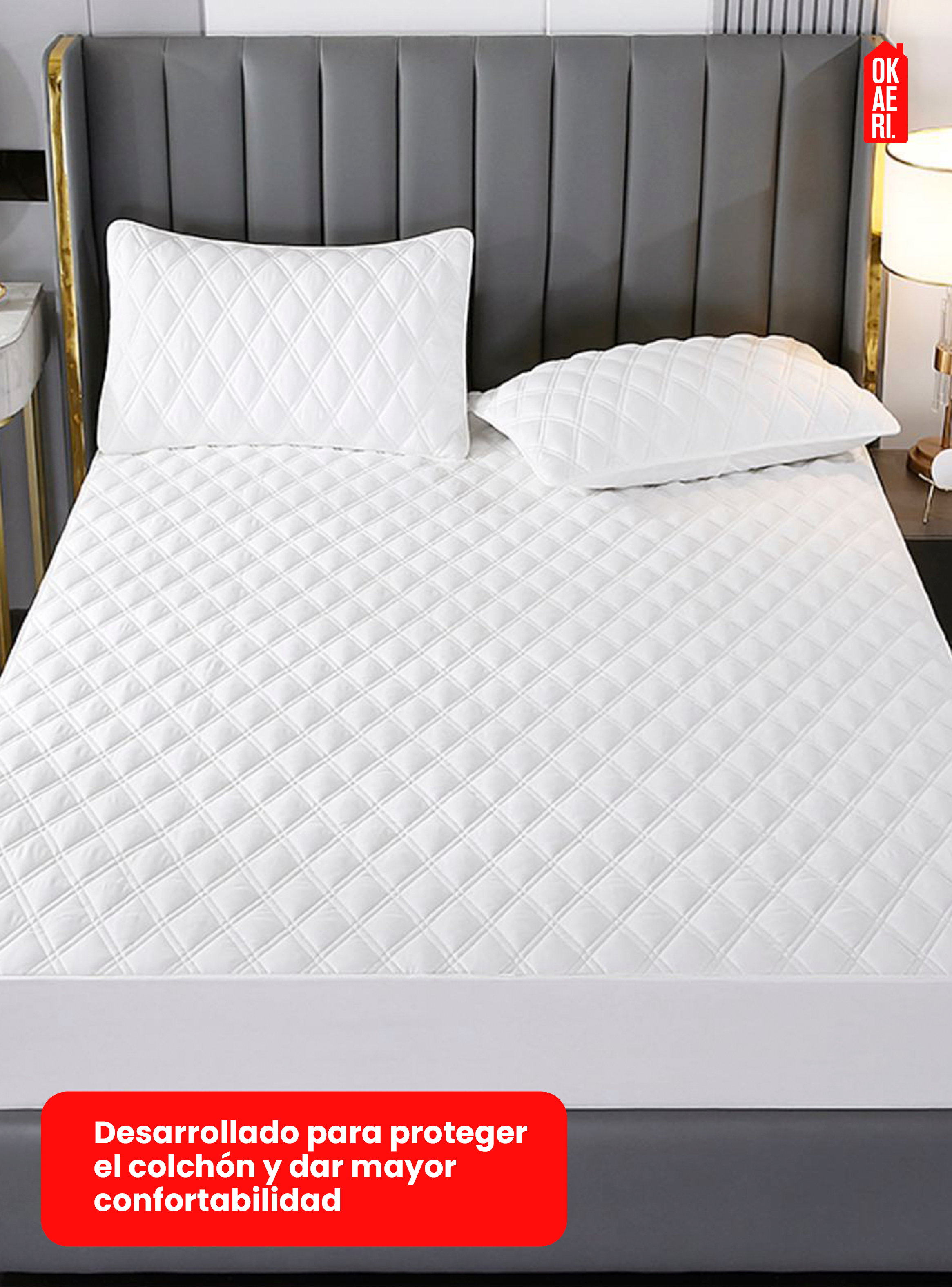 CUBRE COLCHON 2 PLAZAS IMPERMEABLE-6