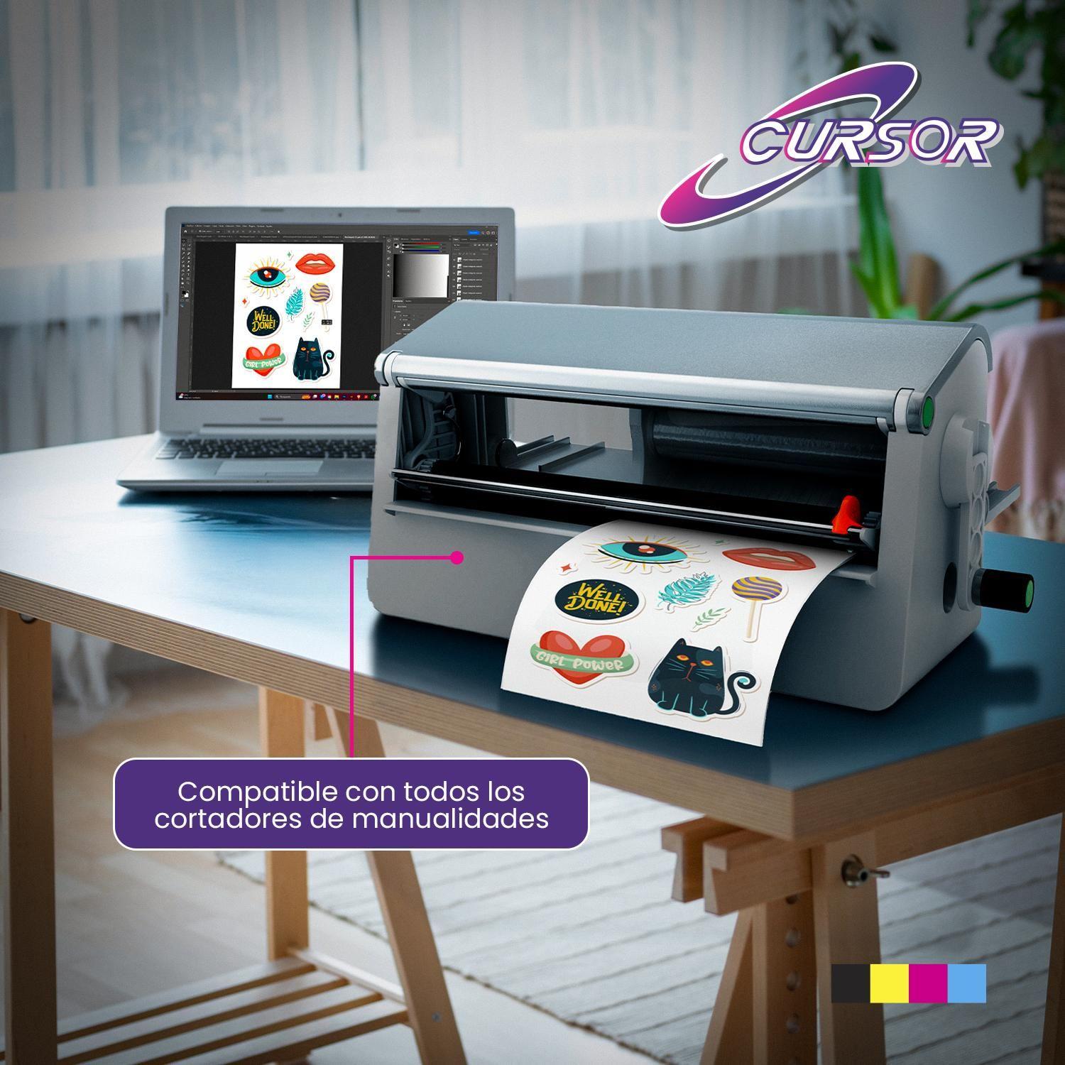 Vinilo Adhesivo A4 Blanco Imprimible/20hjs-6