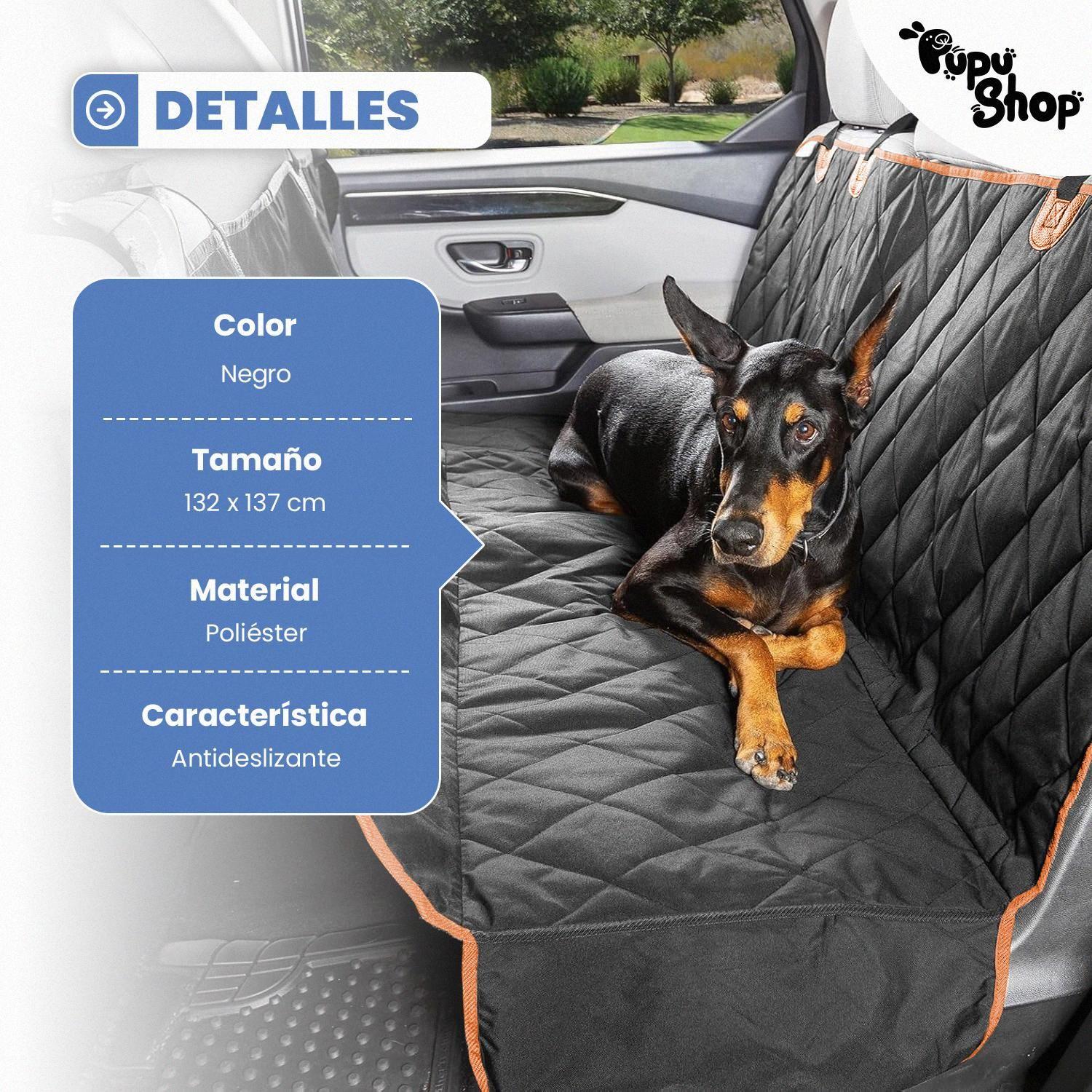 LONA MANTA PROTECTORA CUBRE ASIENTO PARA PERROS 132X137 CM-7