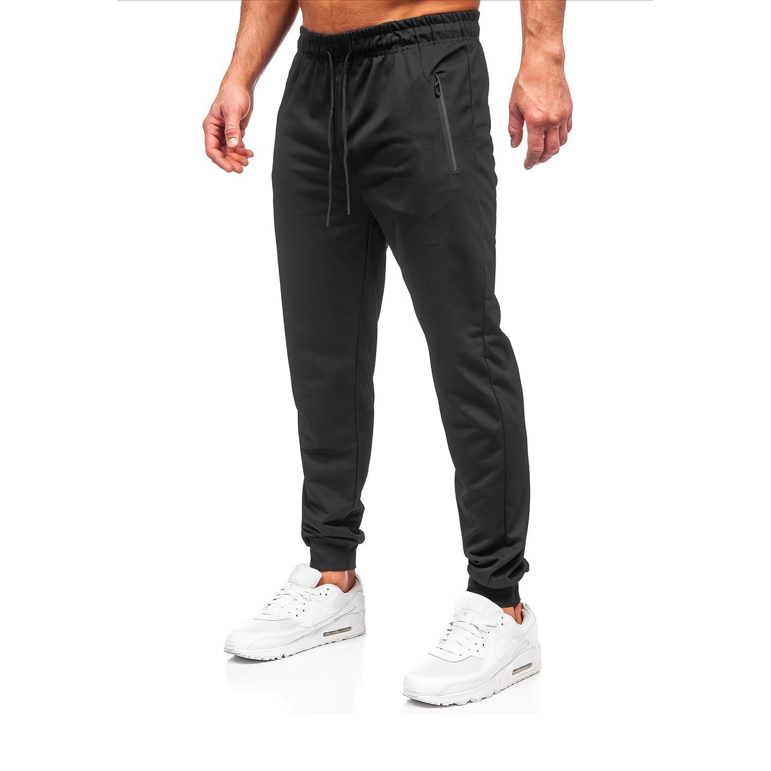 Pantalón Buzo Algodón Hombre Con Polar Jogger Unisex XL-0