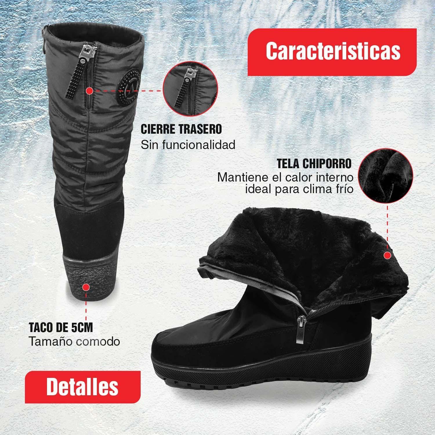 Botas De Mujer Impermeables Interior Chiporro-2