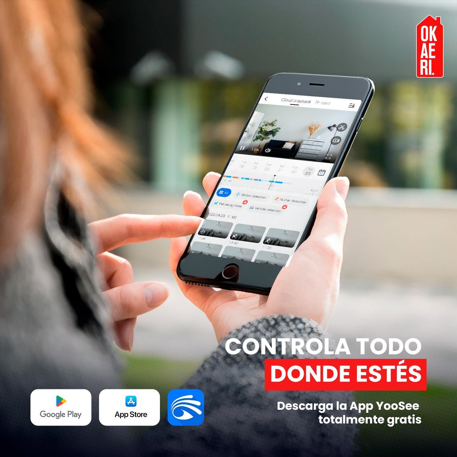 Pack X 3 Cámara Ip Okaeri Wifi Exterior Inalámbrica Hd-4