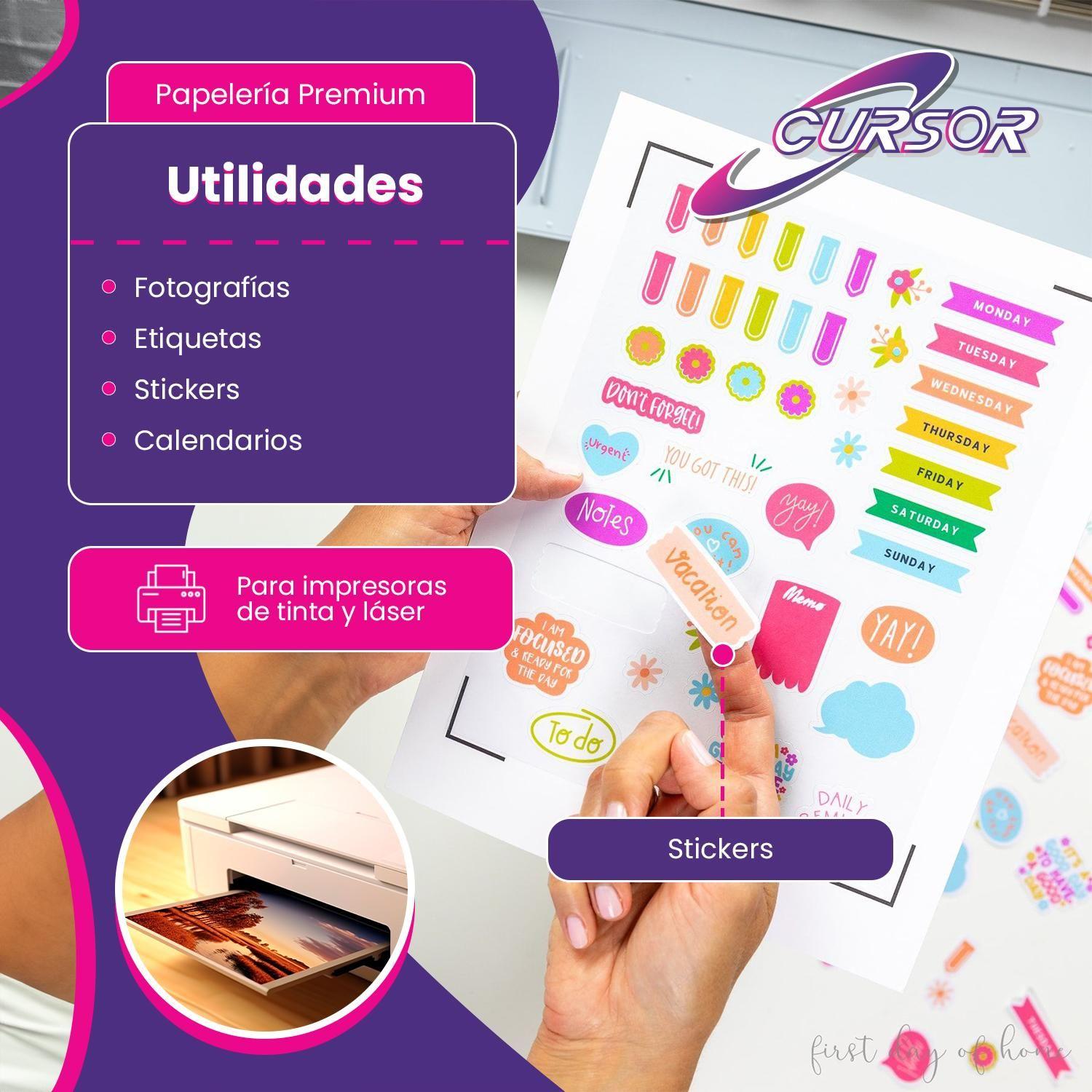 Papel Adhesivo Glossy Antioxido A4/135g/50 Hojas-3