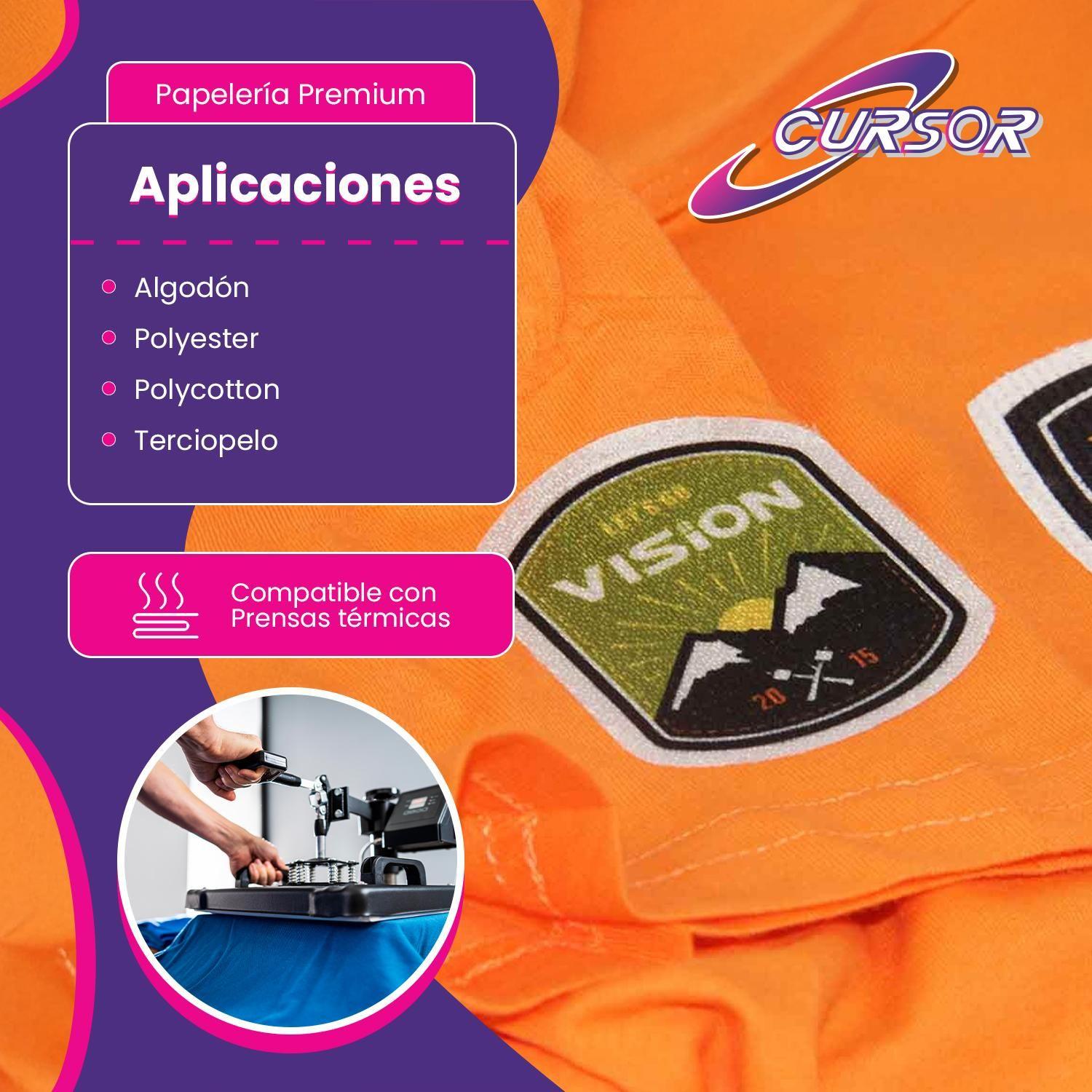 Papel Obm Sublitextil Perlado Rugoso 10 Hojas A4-3