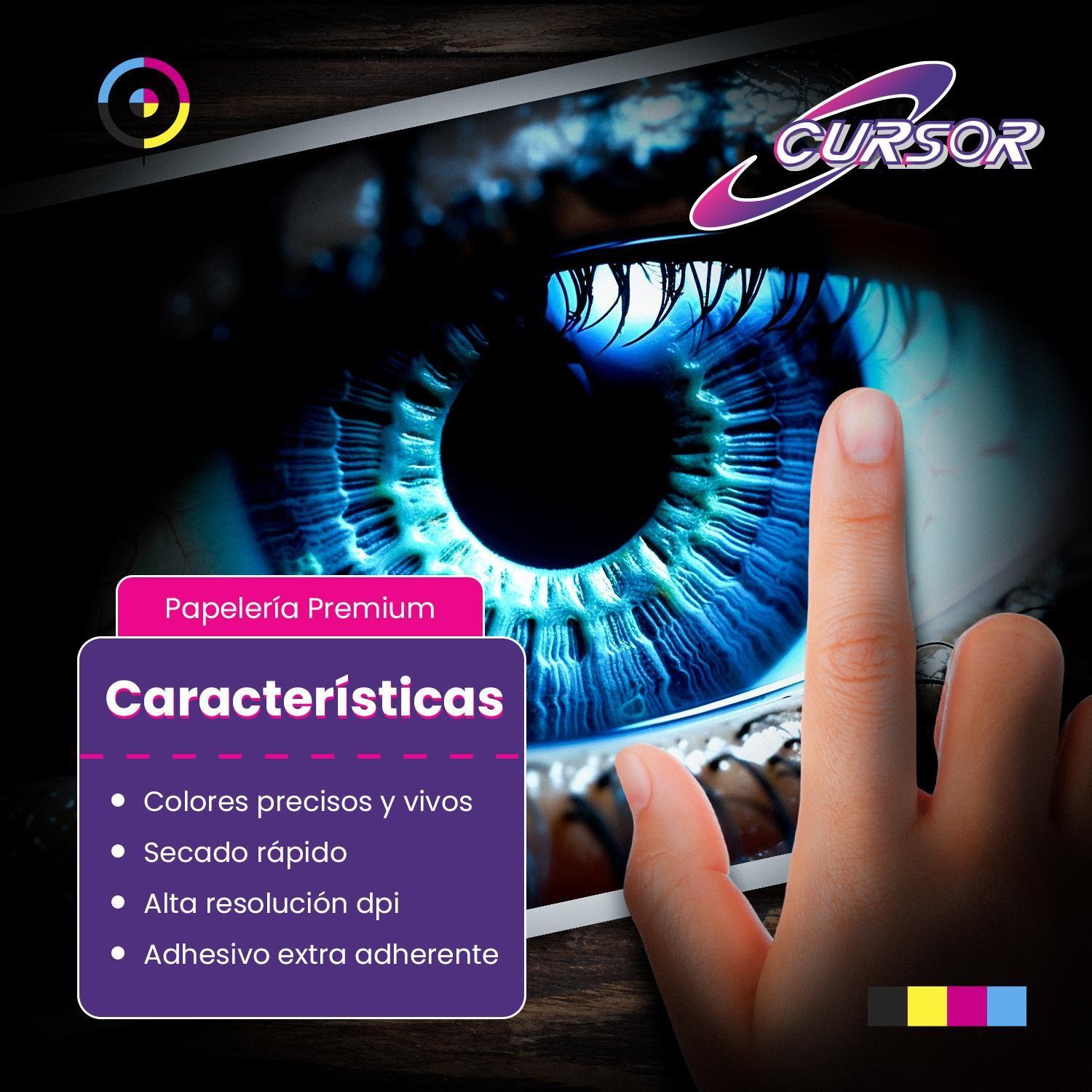Papel Fotográfico Adhesivo 115 Gr A4 Pack X 100-4