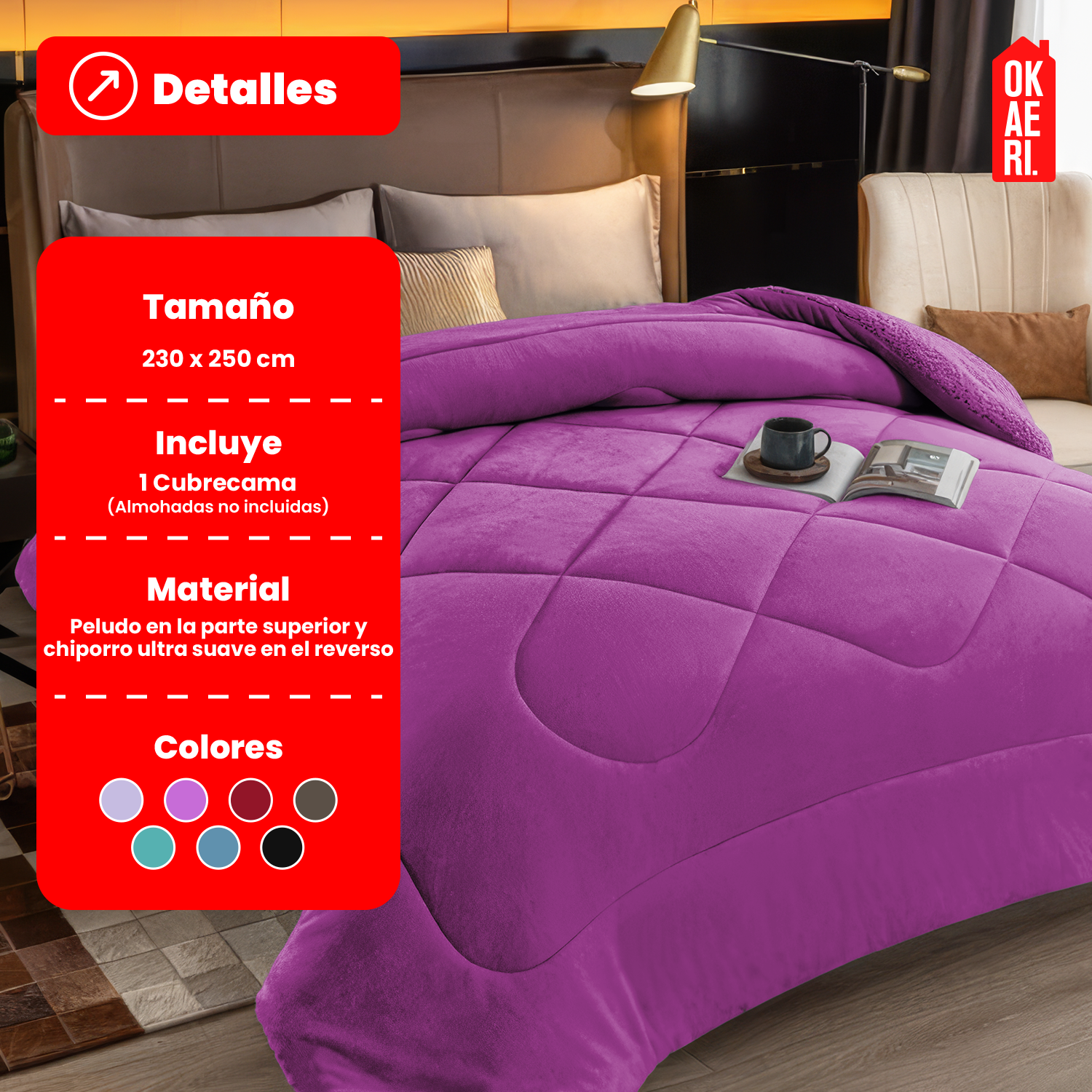 CUBRE CAMA CON CHIPORRO 2 PLAZAS-1
