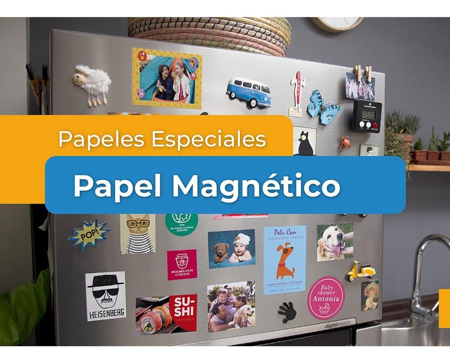 Papel Fotográfico Glossy Magnético Iman 20 Hojas A4 Cursor-2