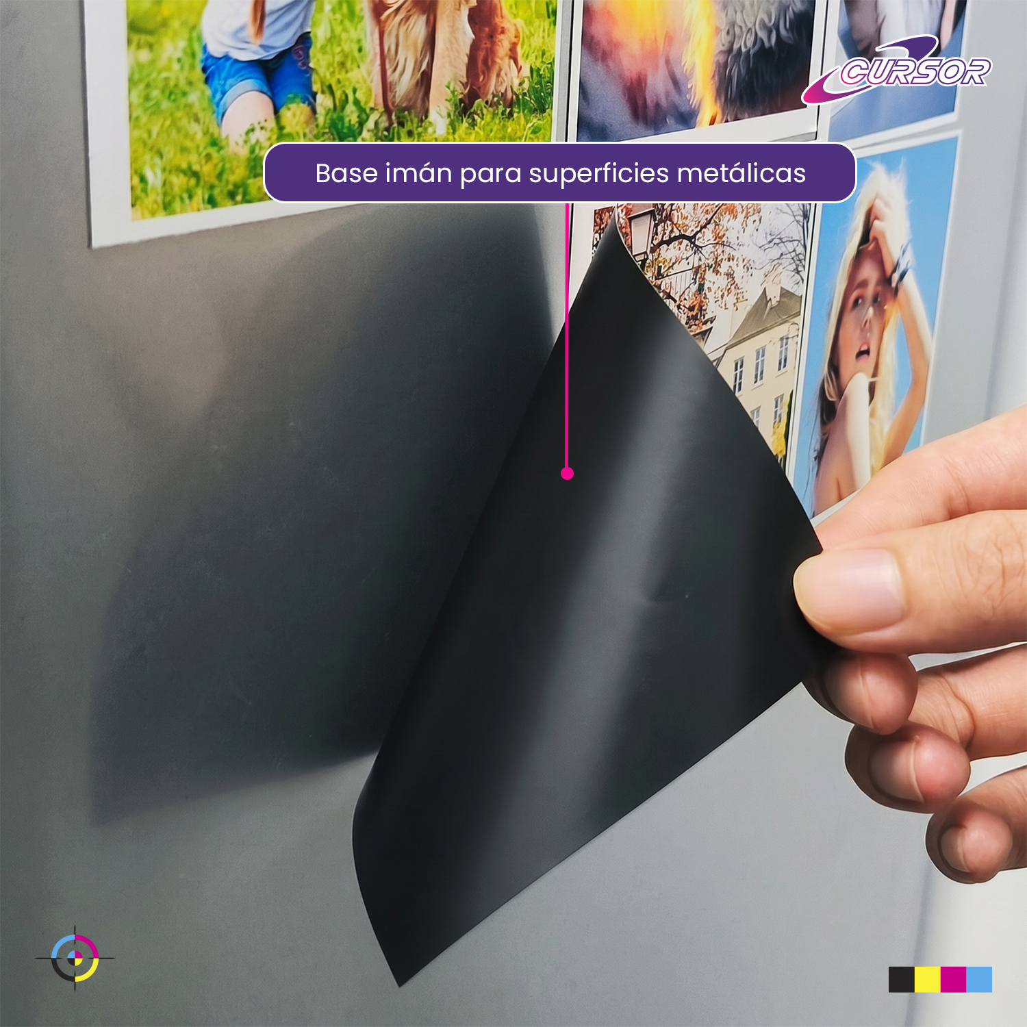 Papel Fotográfico Glossy Magnético Iman 20 Hojas A4 Cursor-4