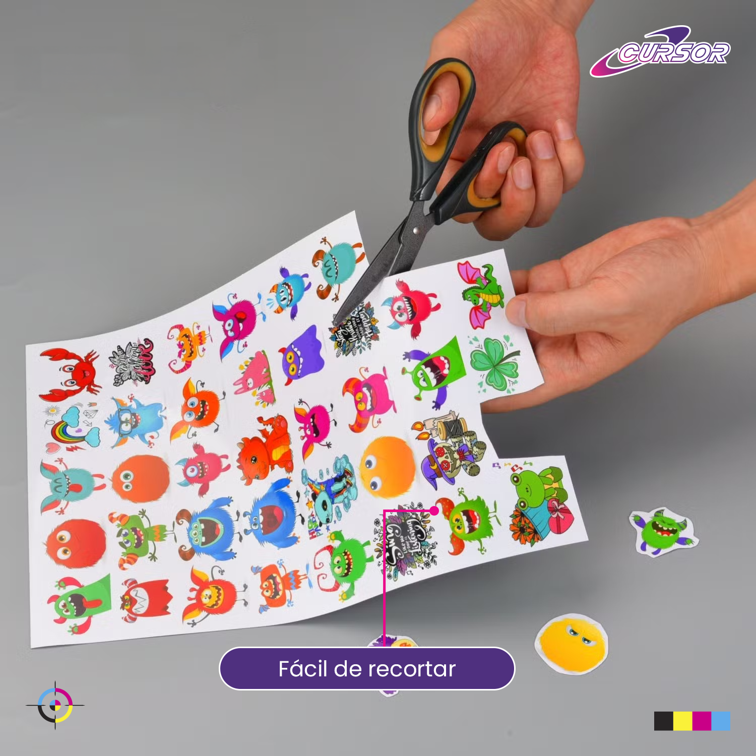 Papel Fotográfico Glossy Magnético Iman 20 Hojas A4 Cursor-5