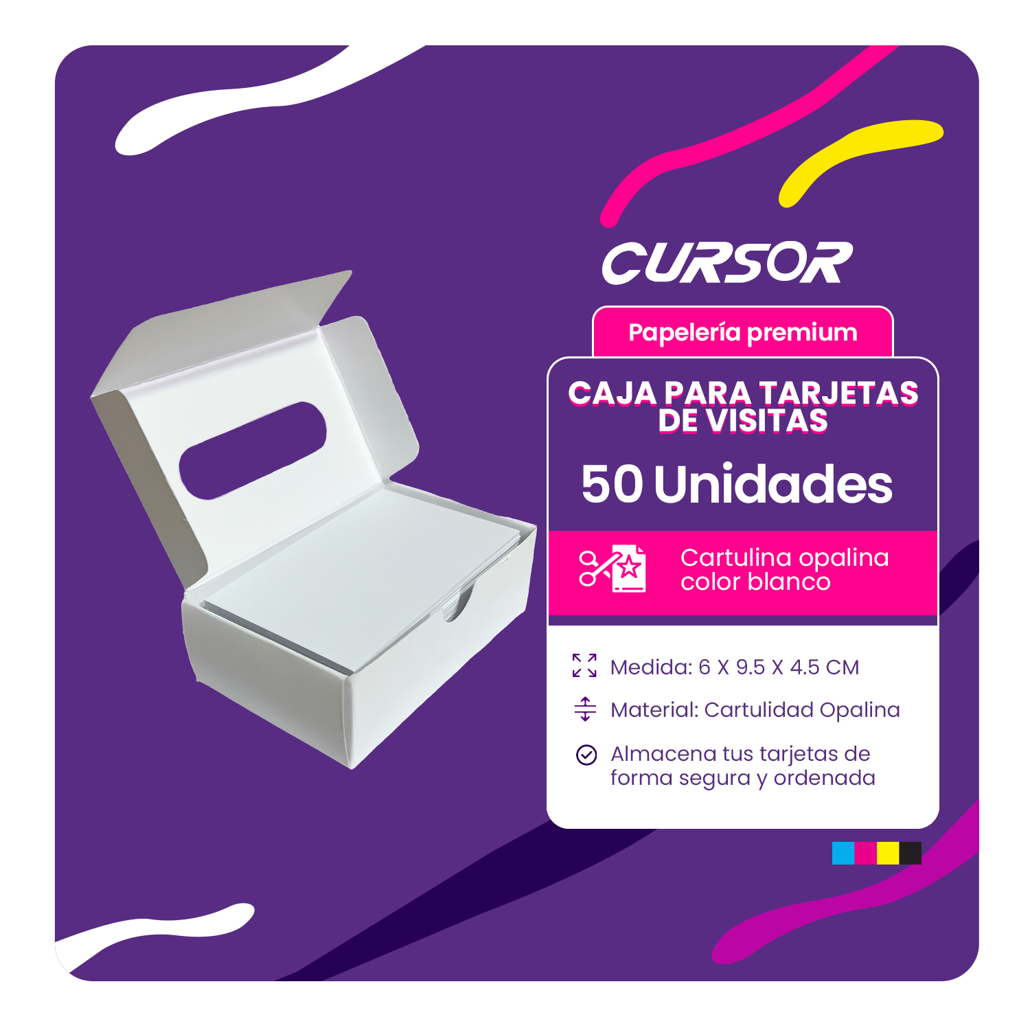 Caja Para Tarjetas De Visitas Presentación 50 Cajas-1