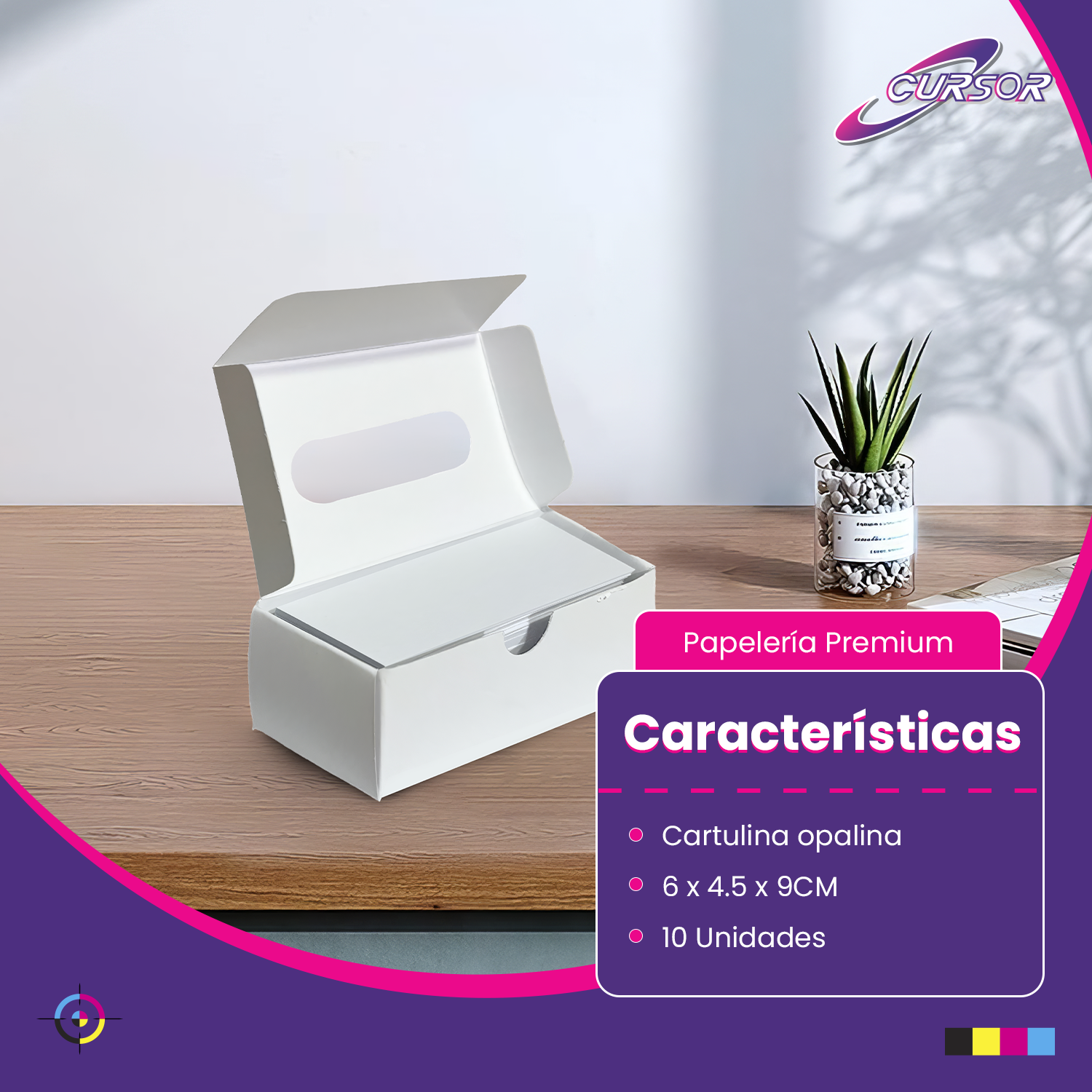 Caja Para Tarjetas De Visitas Presentación 50 Cajas-3
