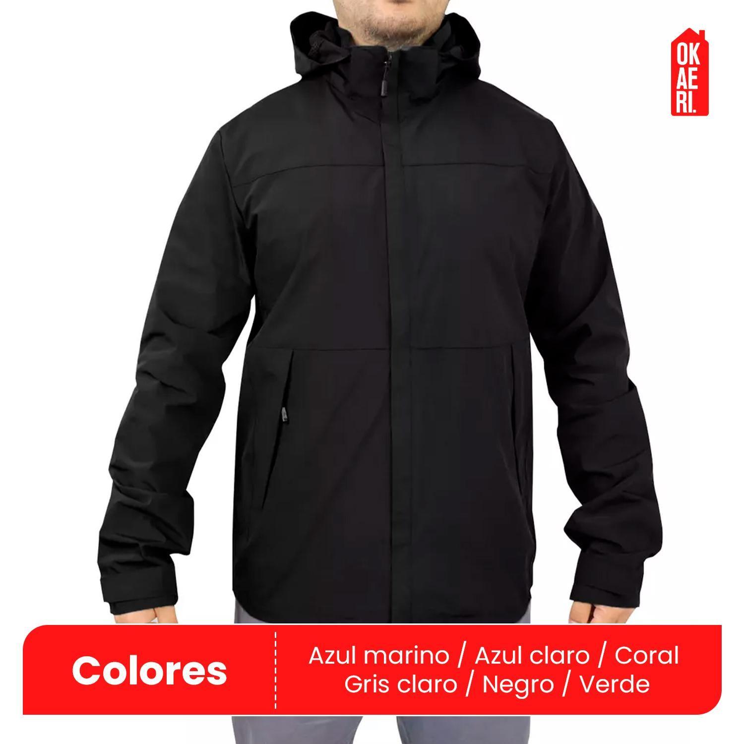 Chaqueta Cortaviento Impermeable Outdoor Hombre-9
