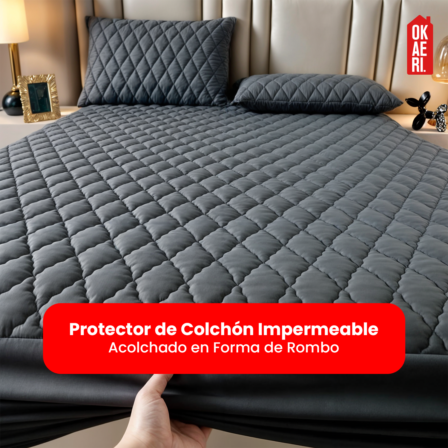 CUBRE COLCHON 1,5 PLAZAS IMPERMEABLE-2