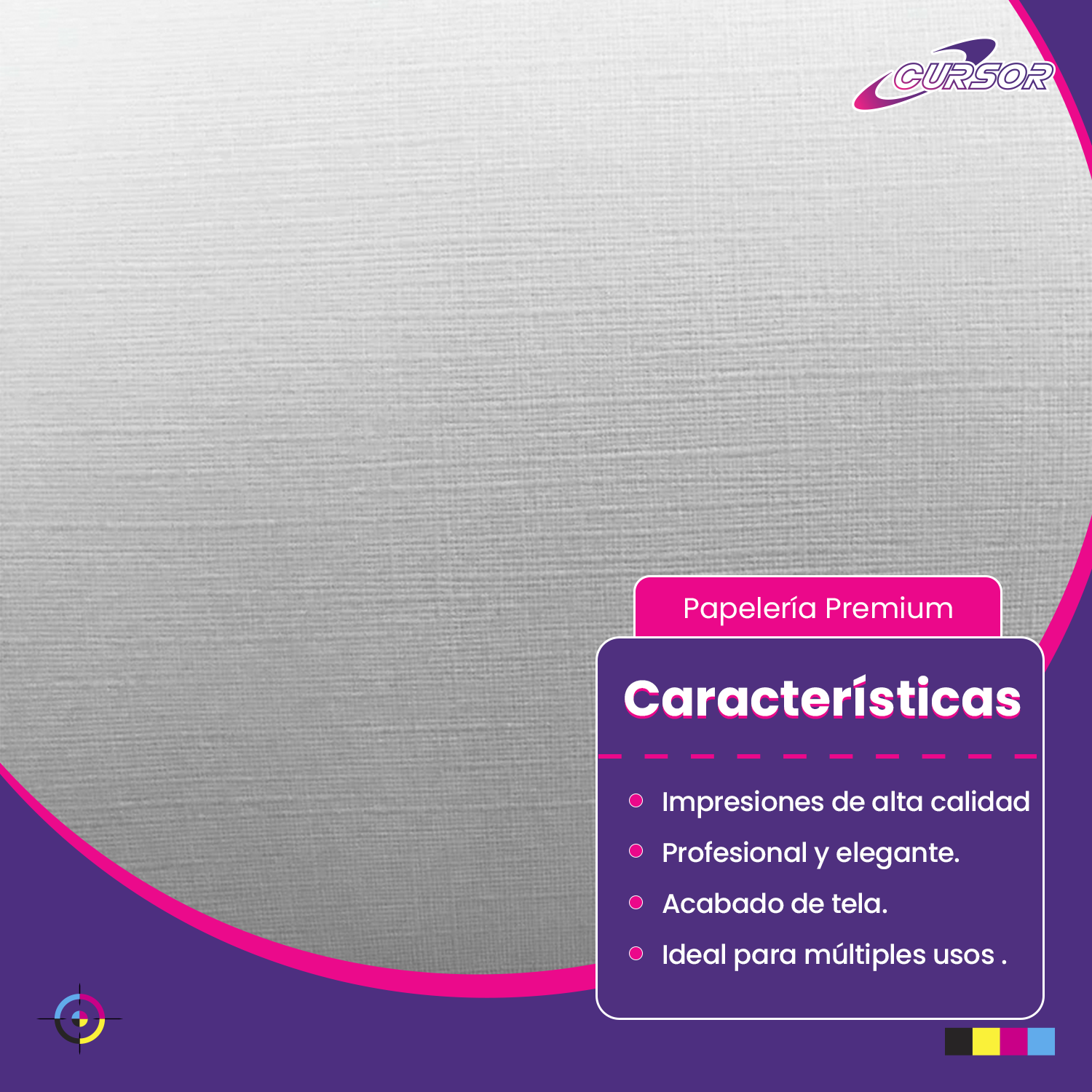 Papel Opalina Textura Brillante Doble Faz Hilada 230g 50h-2