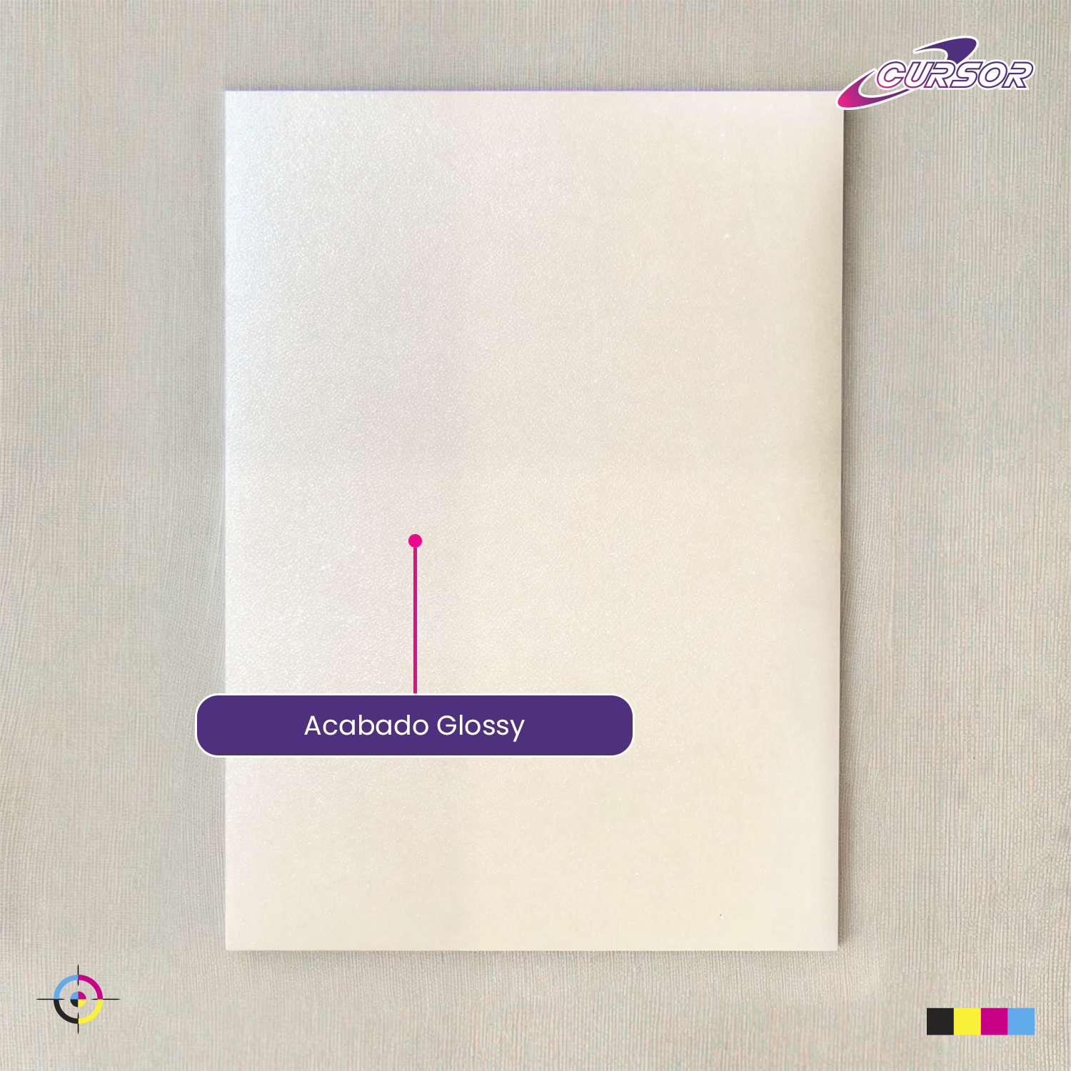 Papel Opalina Textura Brillante Doble Faz Hilada 230g 50h-6