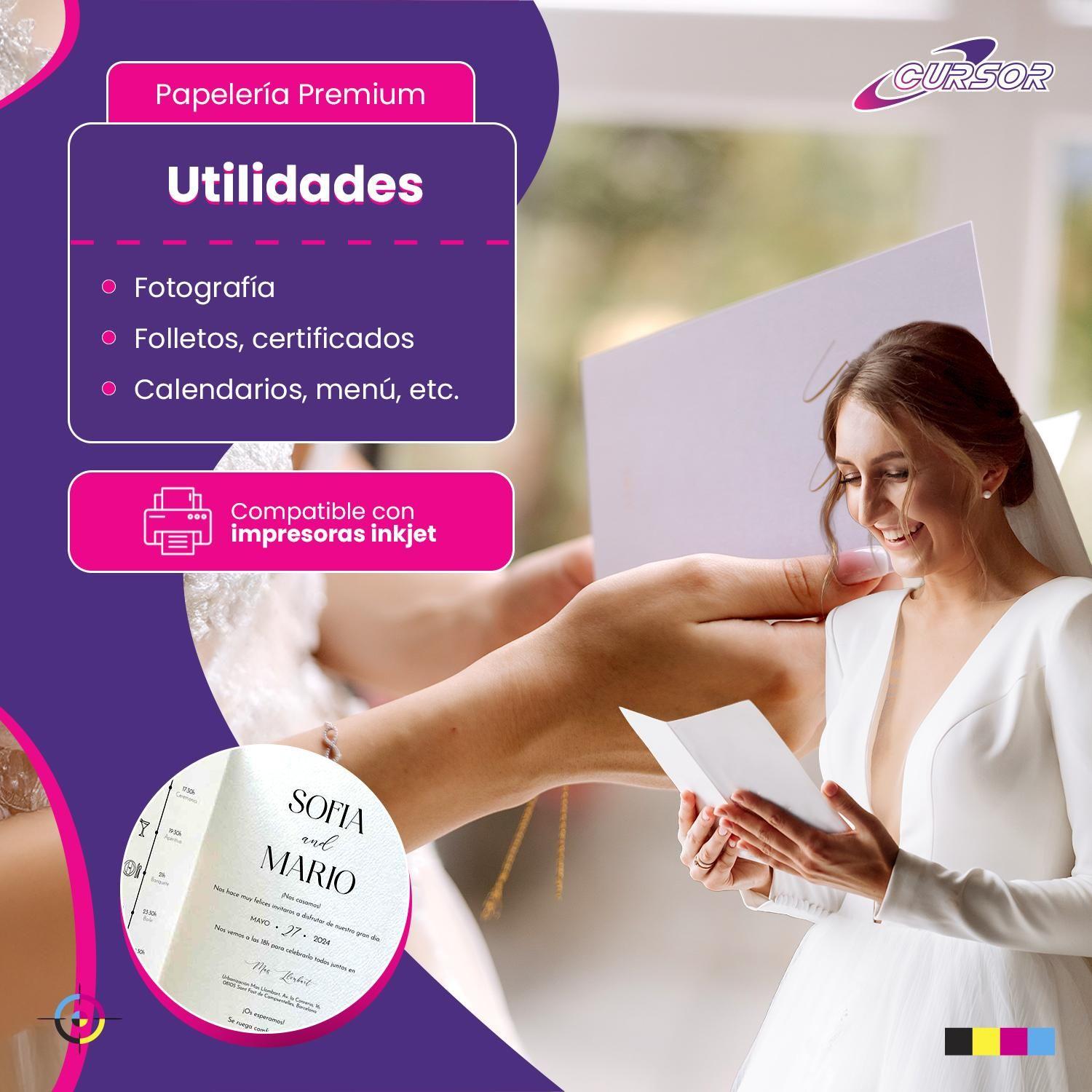 Cartulina Opalina 180 Gr Lisa Extra Blanca A4 100 Hojas-3