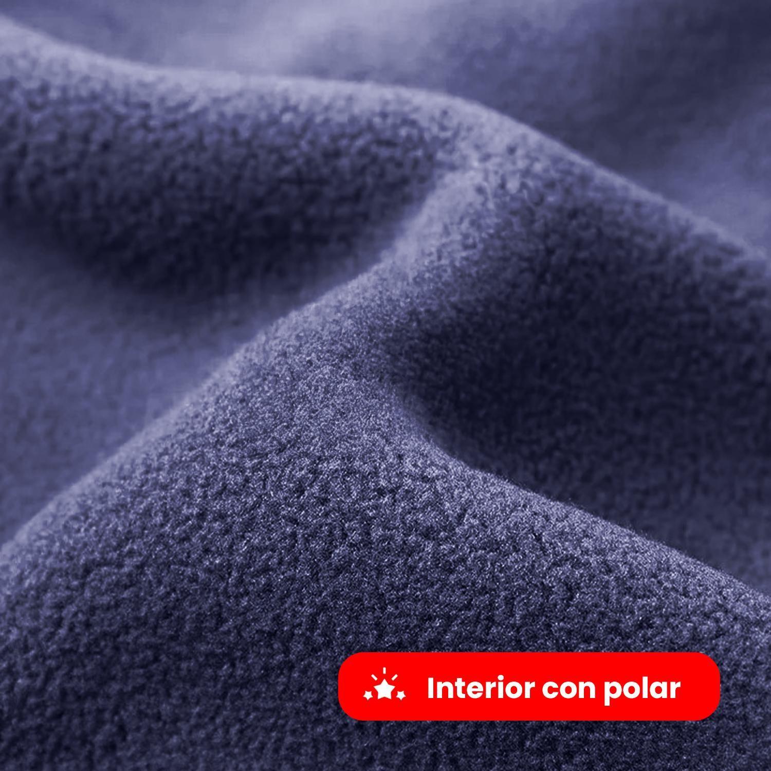 CHAQUETA SOFTSHELL TERMICA IMPERMEABLE CON MICROPOLAR HOMBRE-2