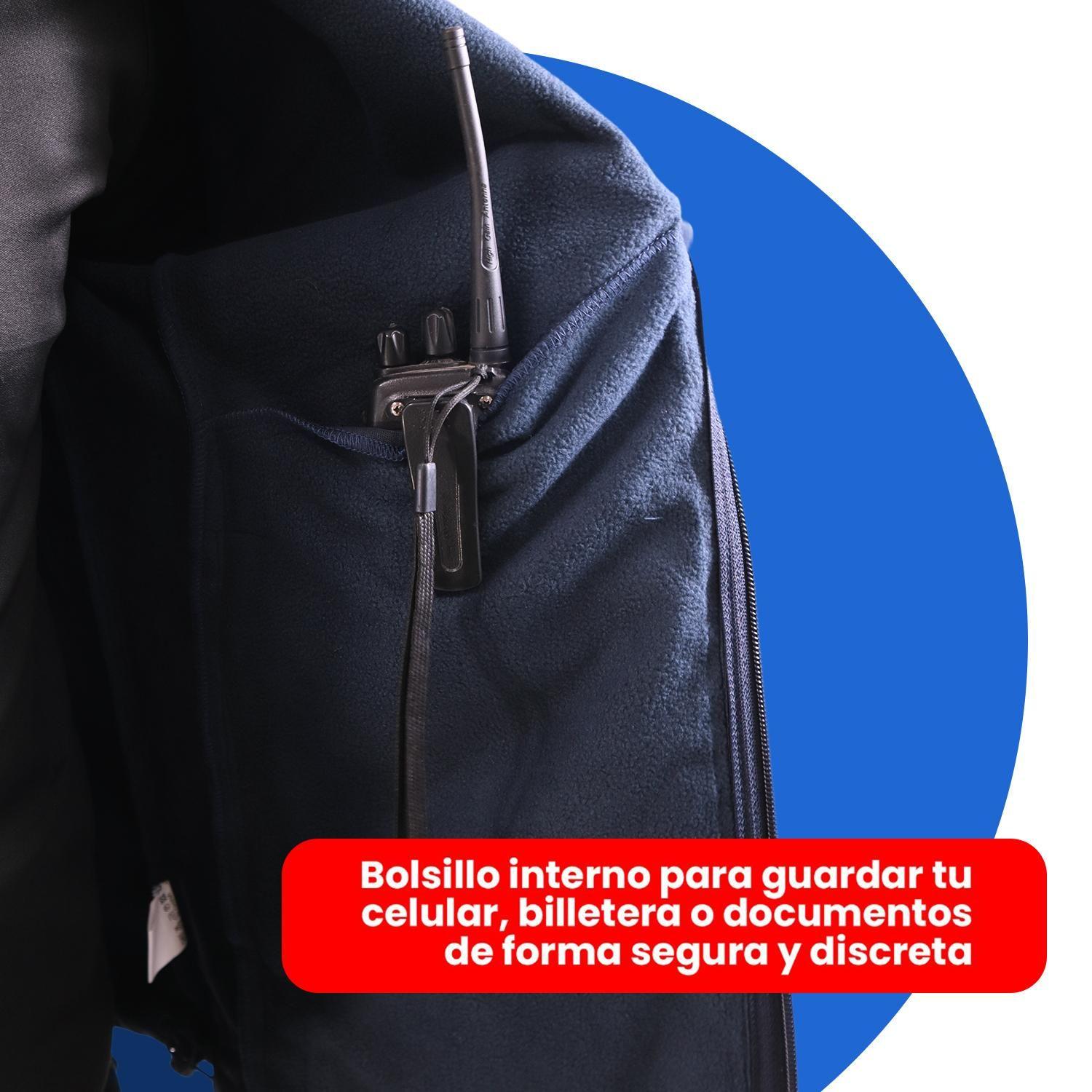CHAQUETA SOFTSHELL TERMICA IMPERMEABLE CON MICROPOLAR HOMBRE-5