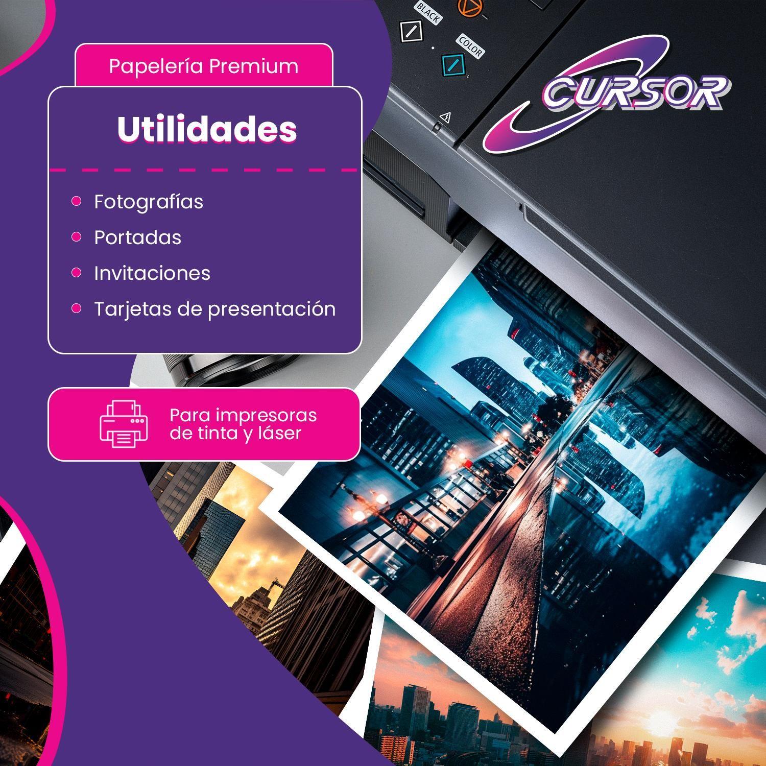 Papel fotografico glossy A3+ 260G 50H CURSOR-5