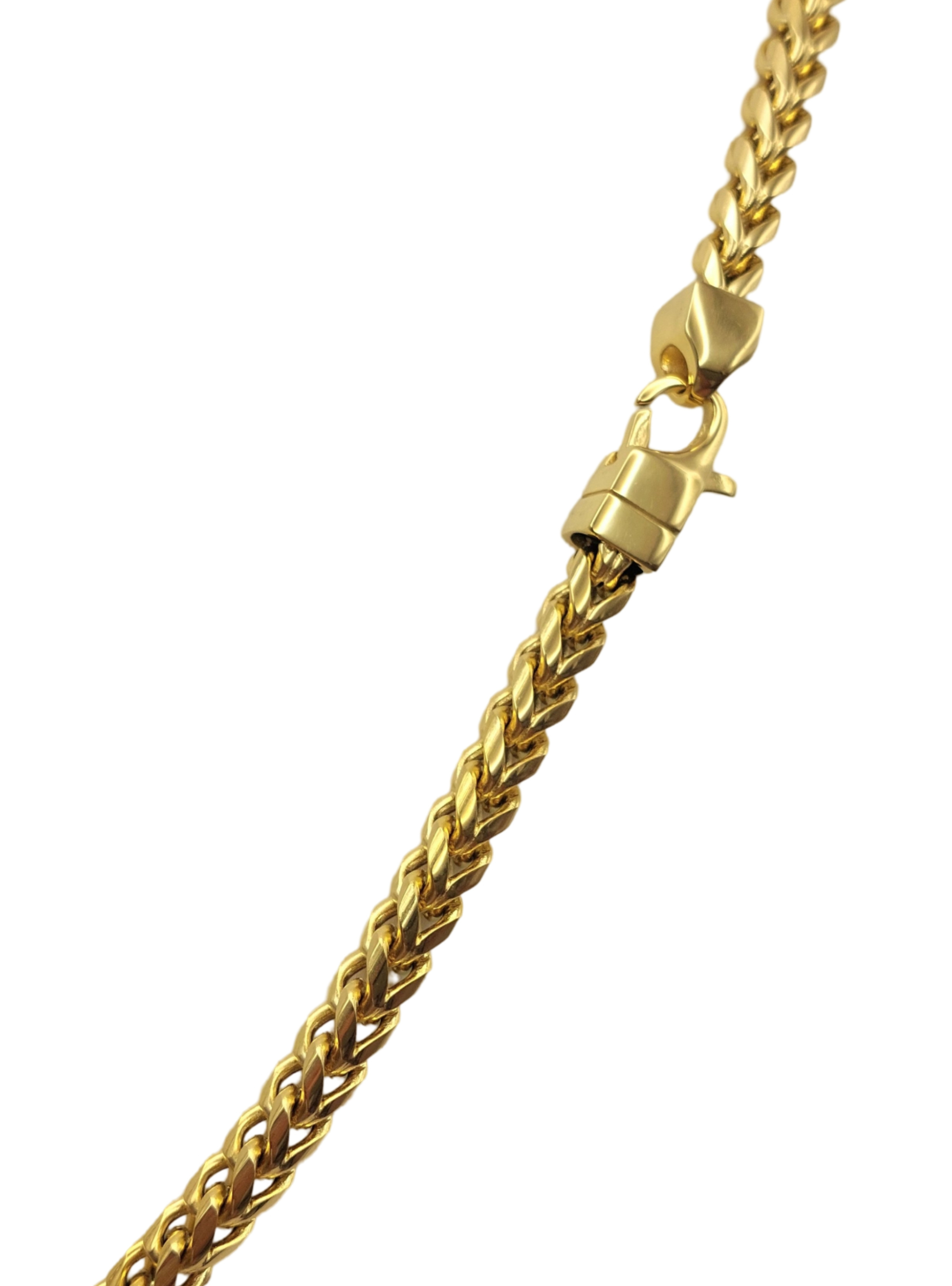 Cadena Tejido Cola de Zorro de Oro Laminado 18k -0