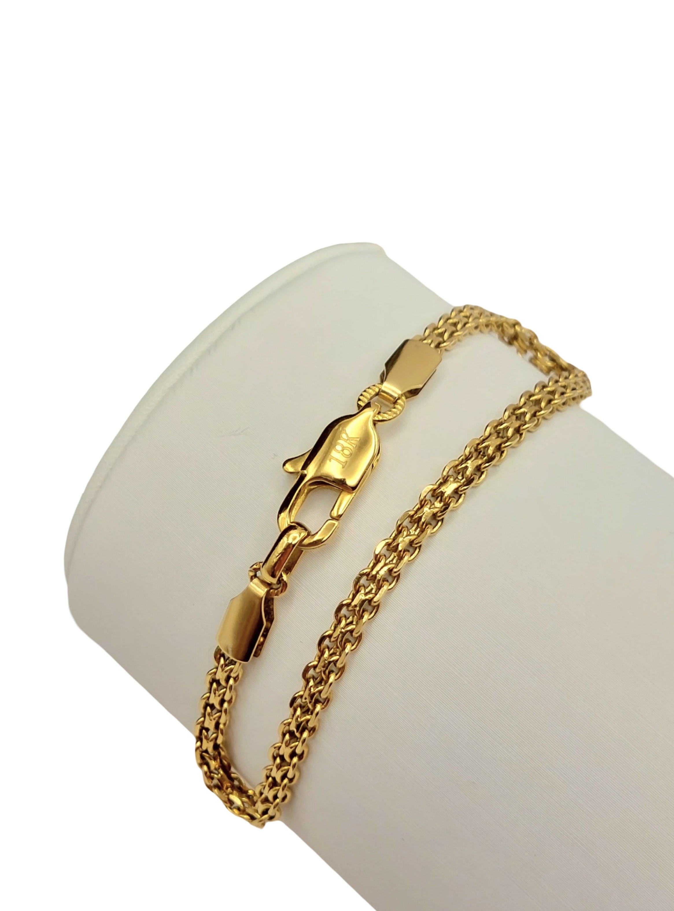 Pulsera de Tejido Chino en Oro Laminado 18k-3