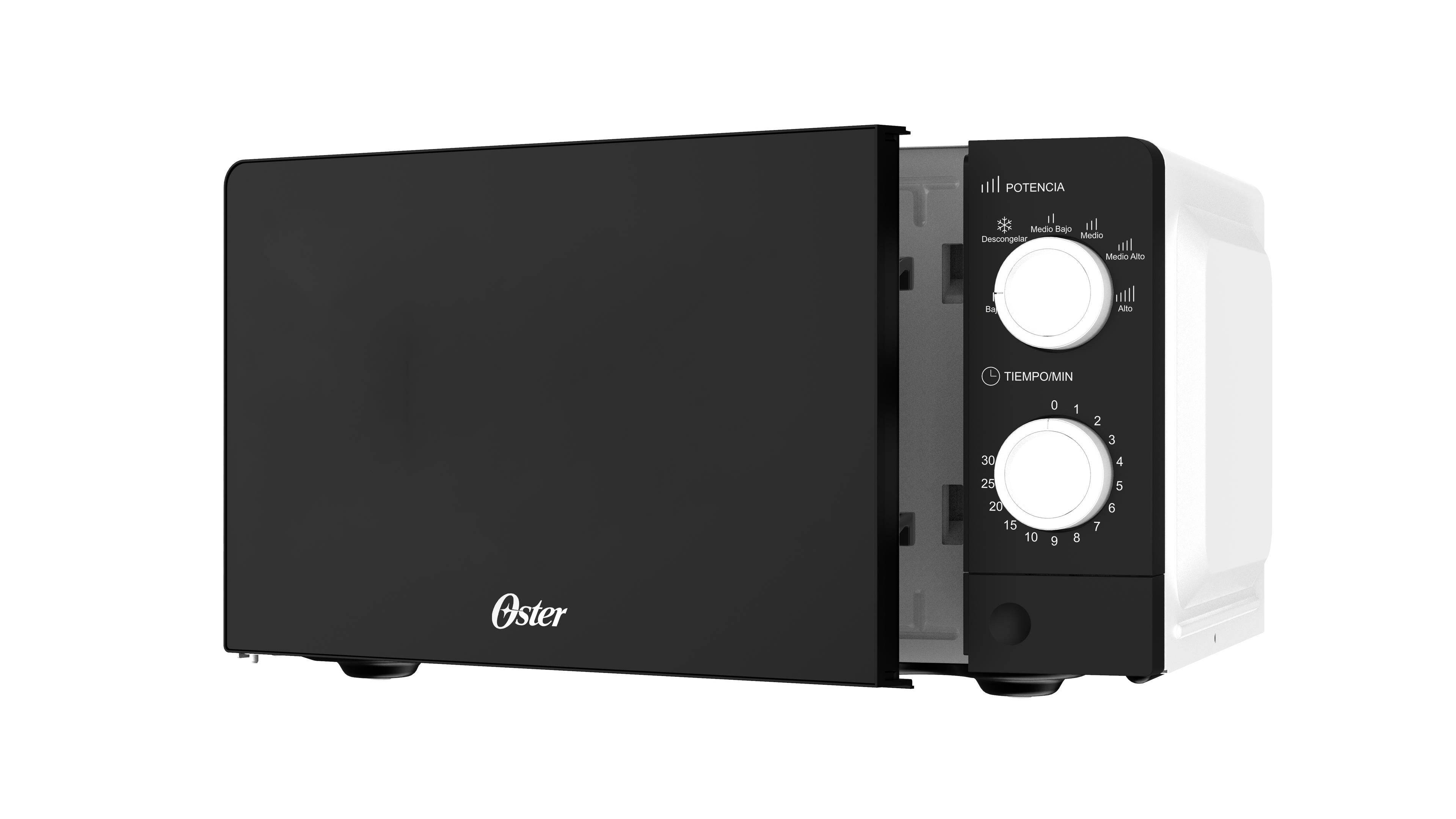 MICROONDAS MARCA OSTER 20 LITROS MECANICO - BLANCO.-2