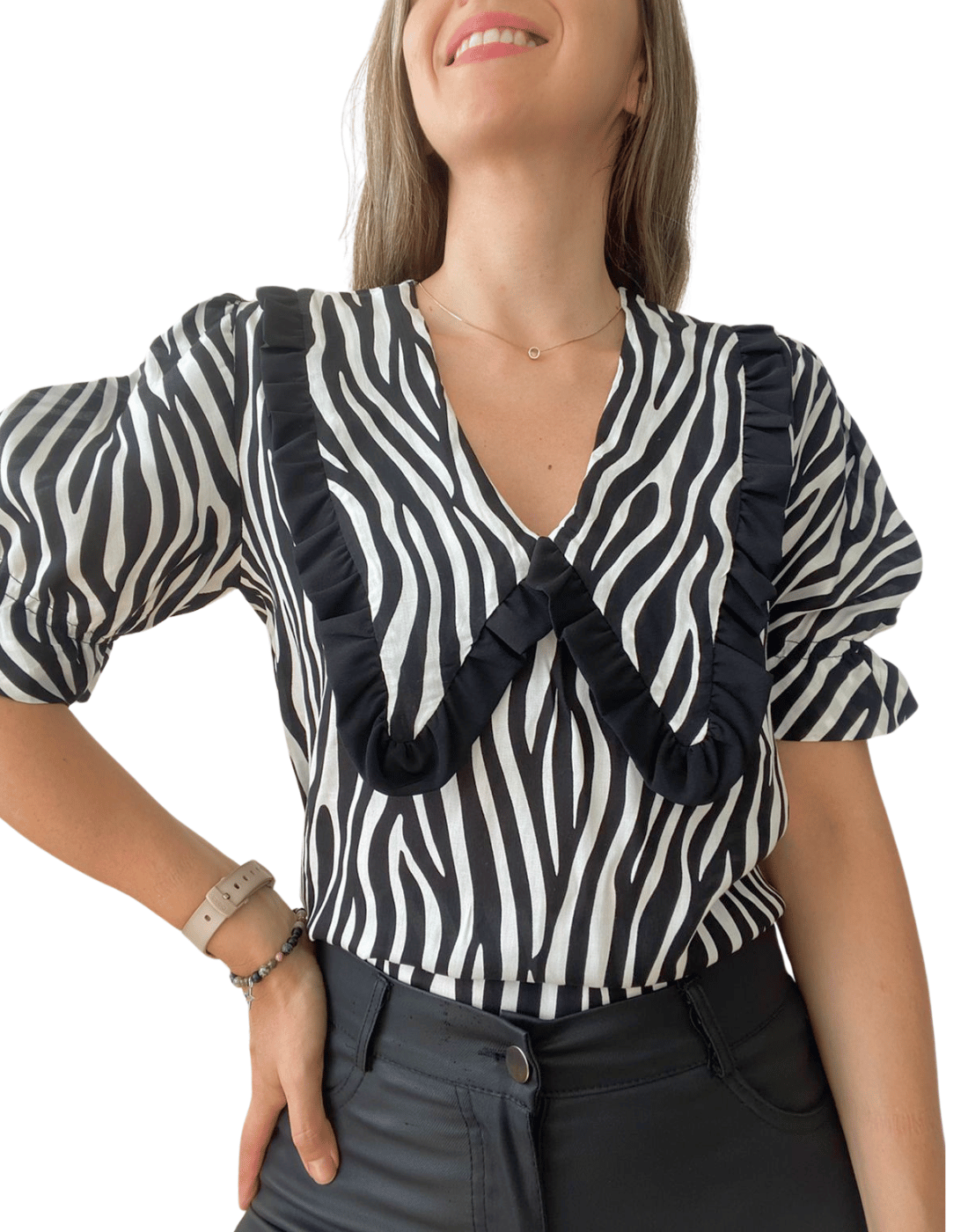 Blusa cuello bobo-1