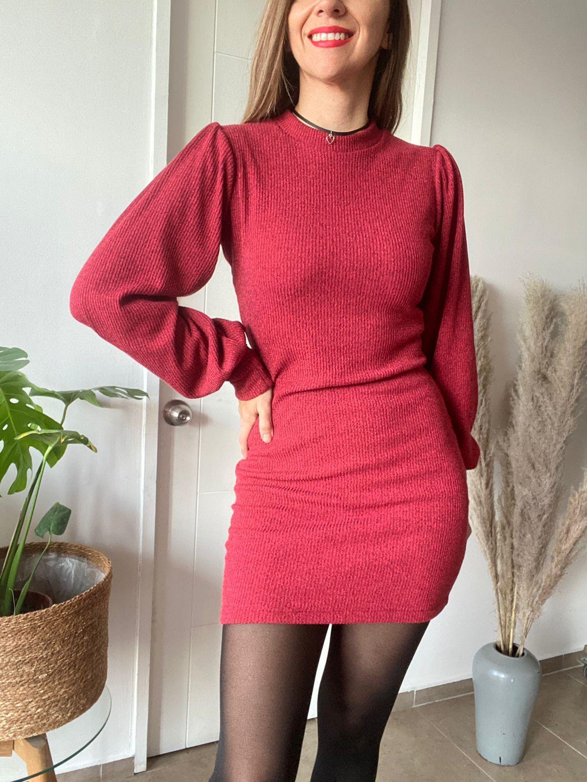 Vestido Lanilla Mujer-0