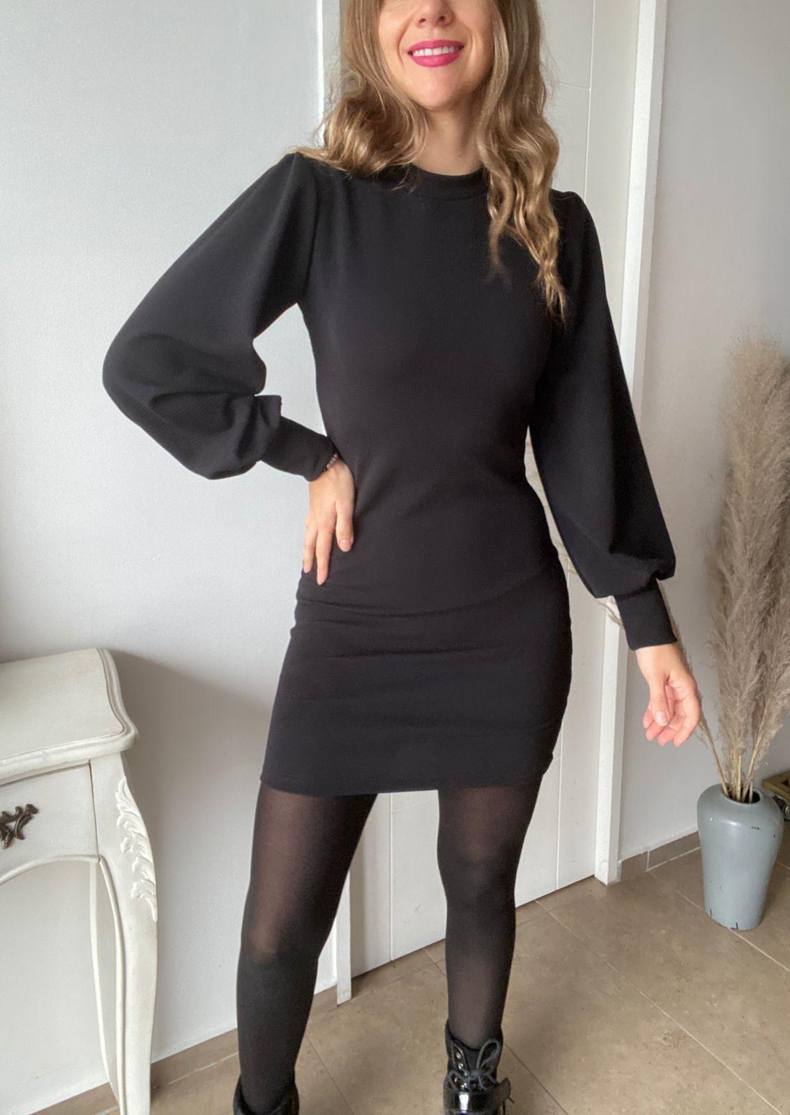 Vestido Mujer negro-1