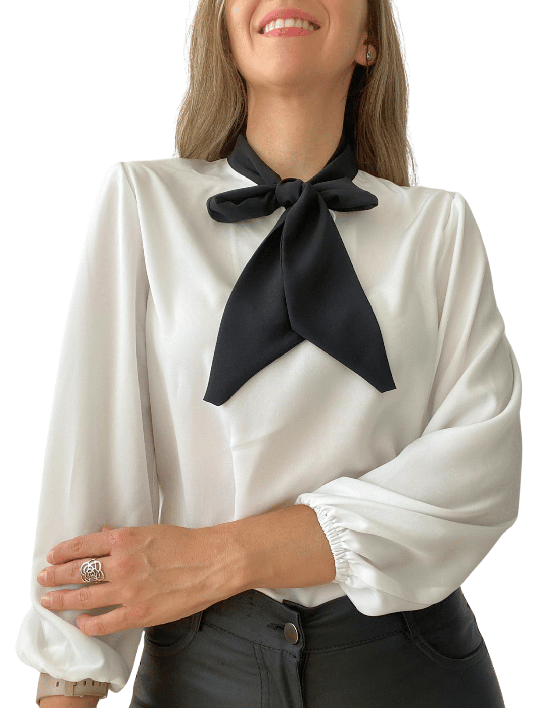 Blusa mujer lazo -1