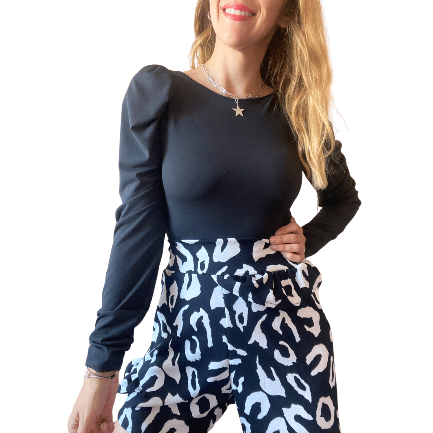 Polera mujer Manga princesa-0