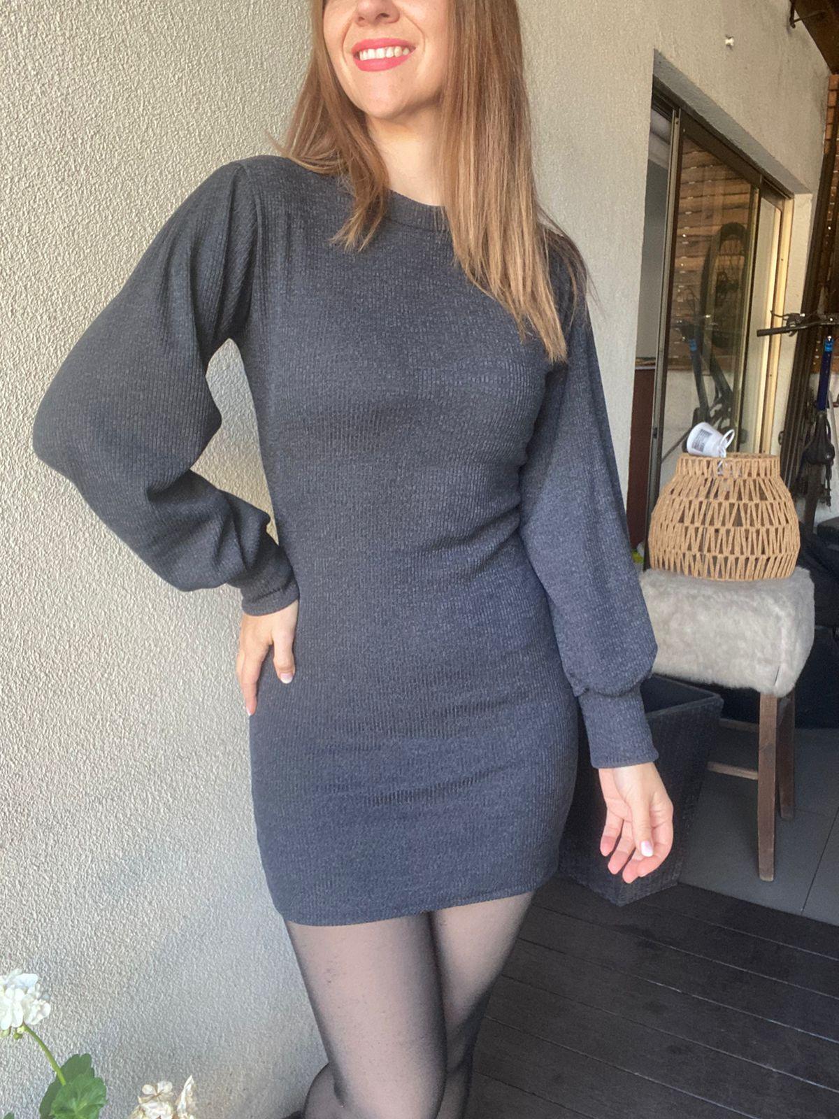 Vestido Marengo Lanilla-1