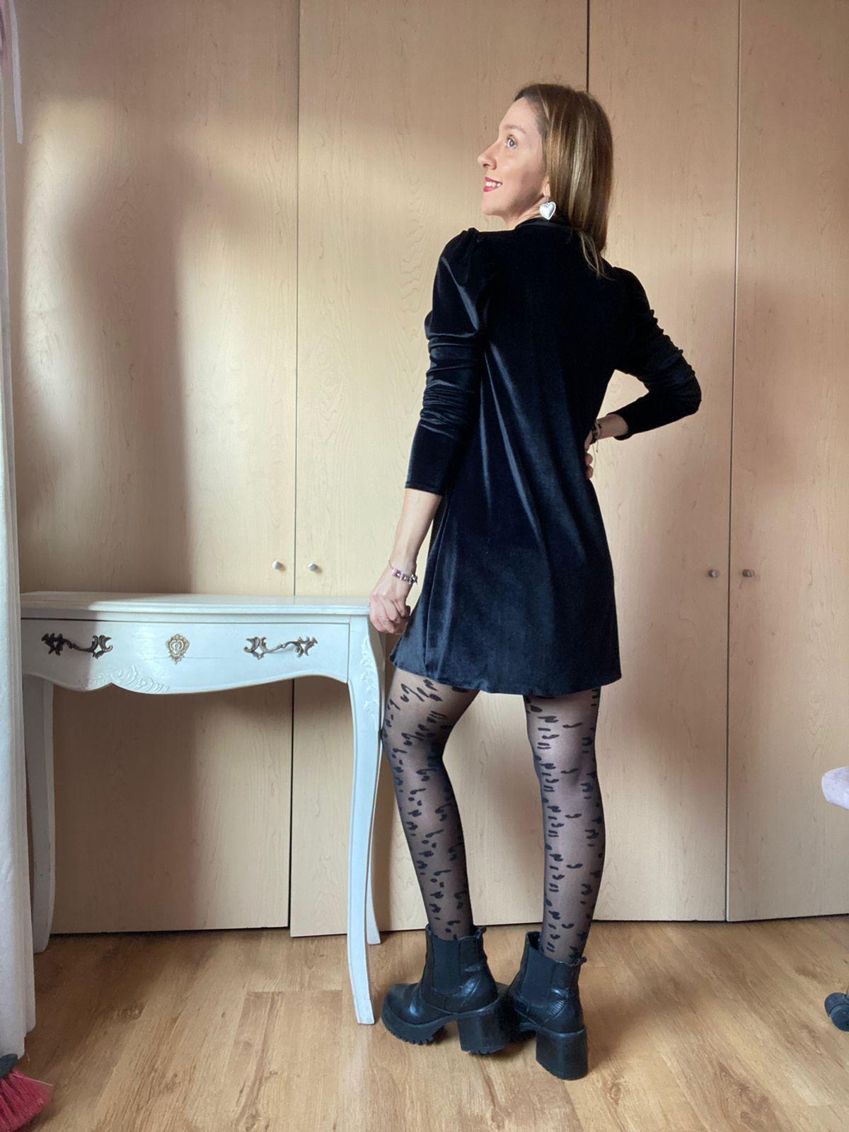 Vestido Terciopelo Mujer-1