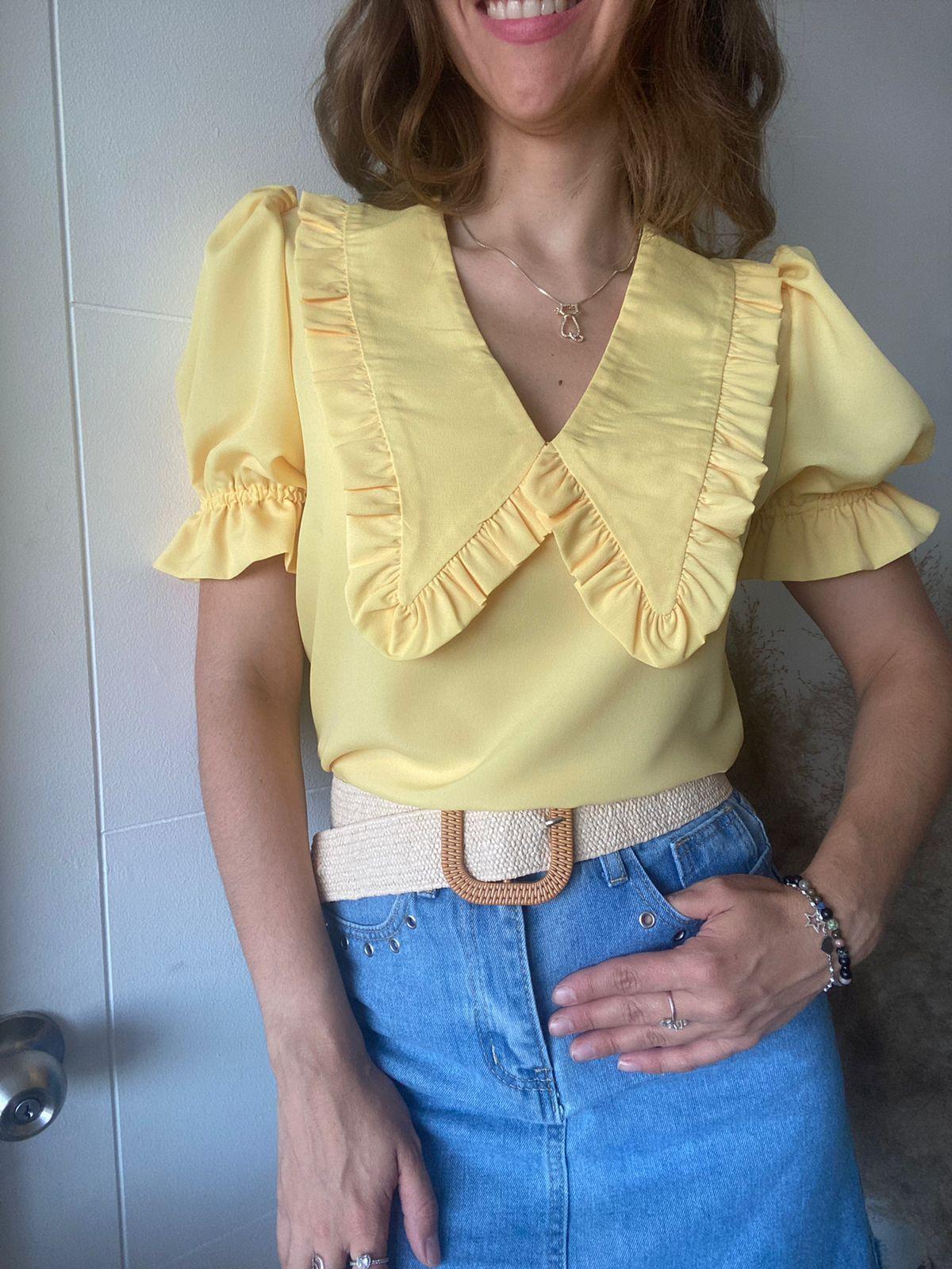 Blusa Amarilla mujer-0