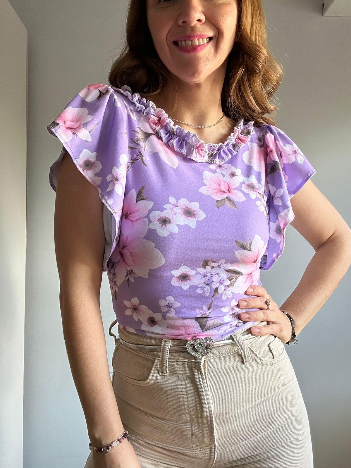Polera lila mujer-1