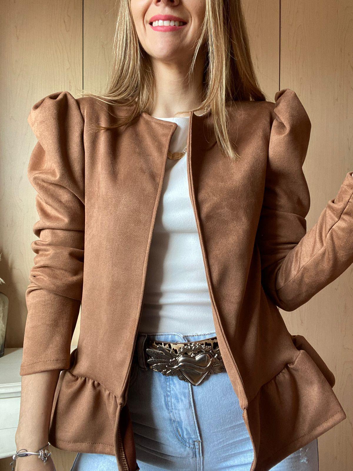 Blazer mujer negro -0