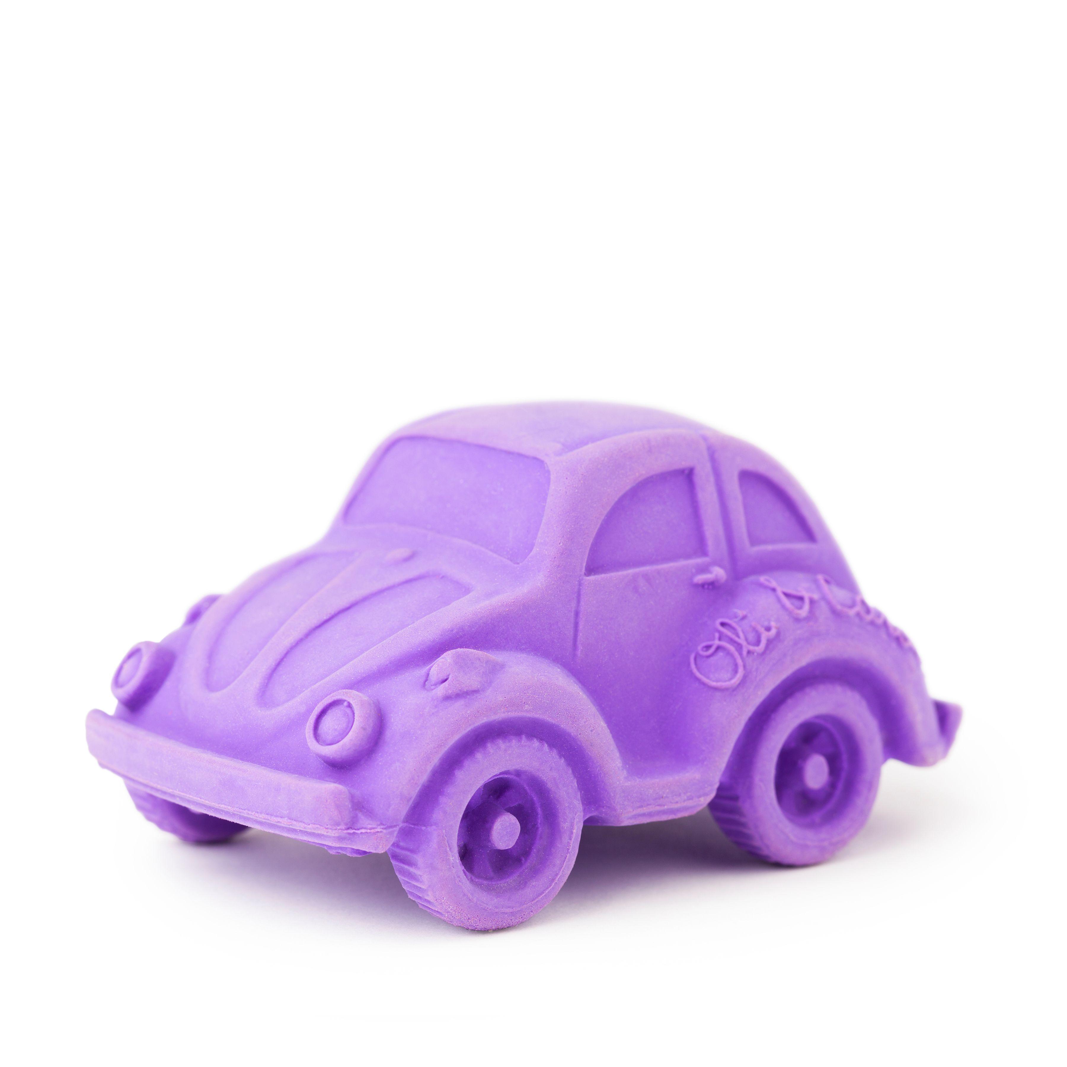 Juguete Mordedor Auto Escarabajo Púrpura-0